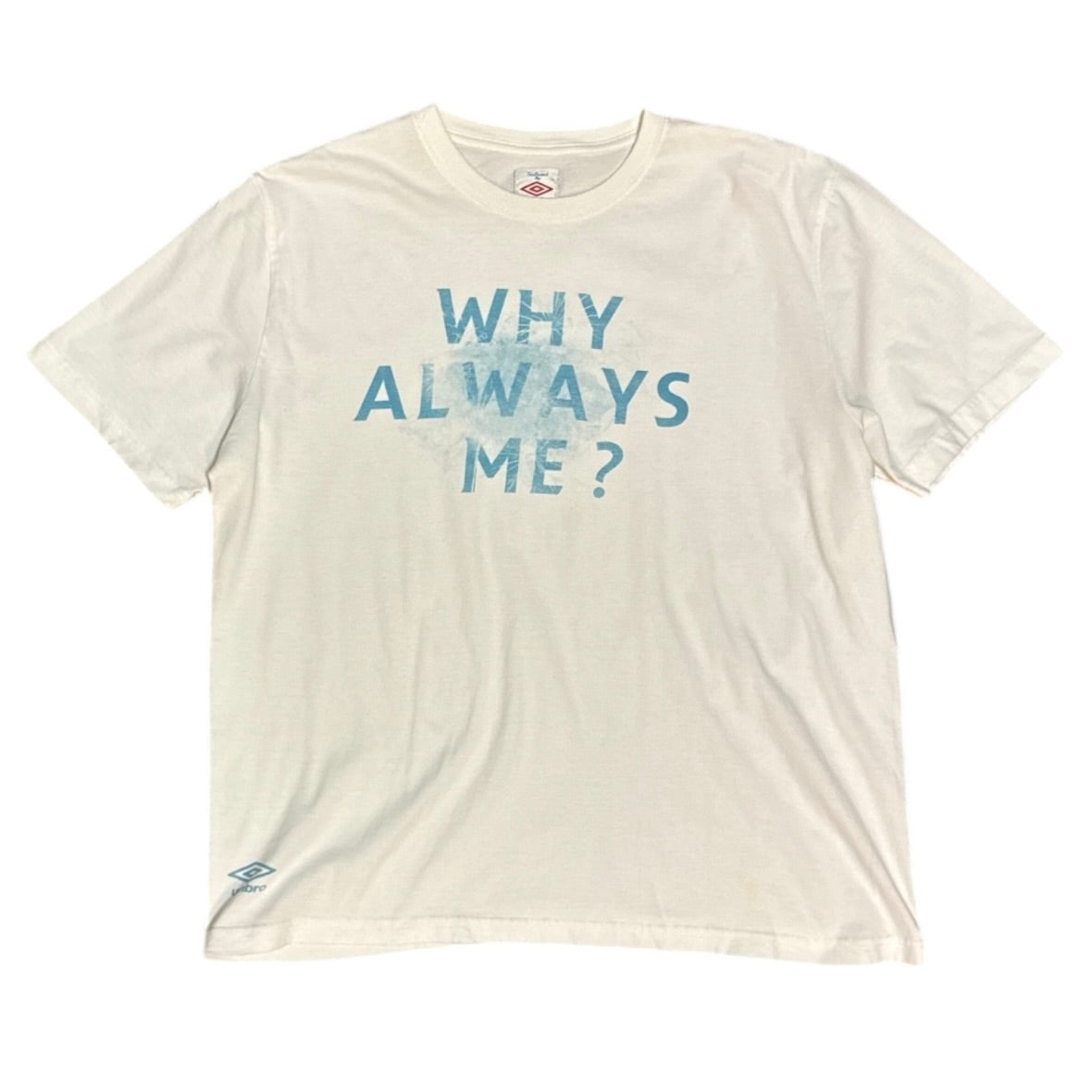 Umbro Mario Balotelli Why Always Me White Tshirt