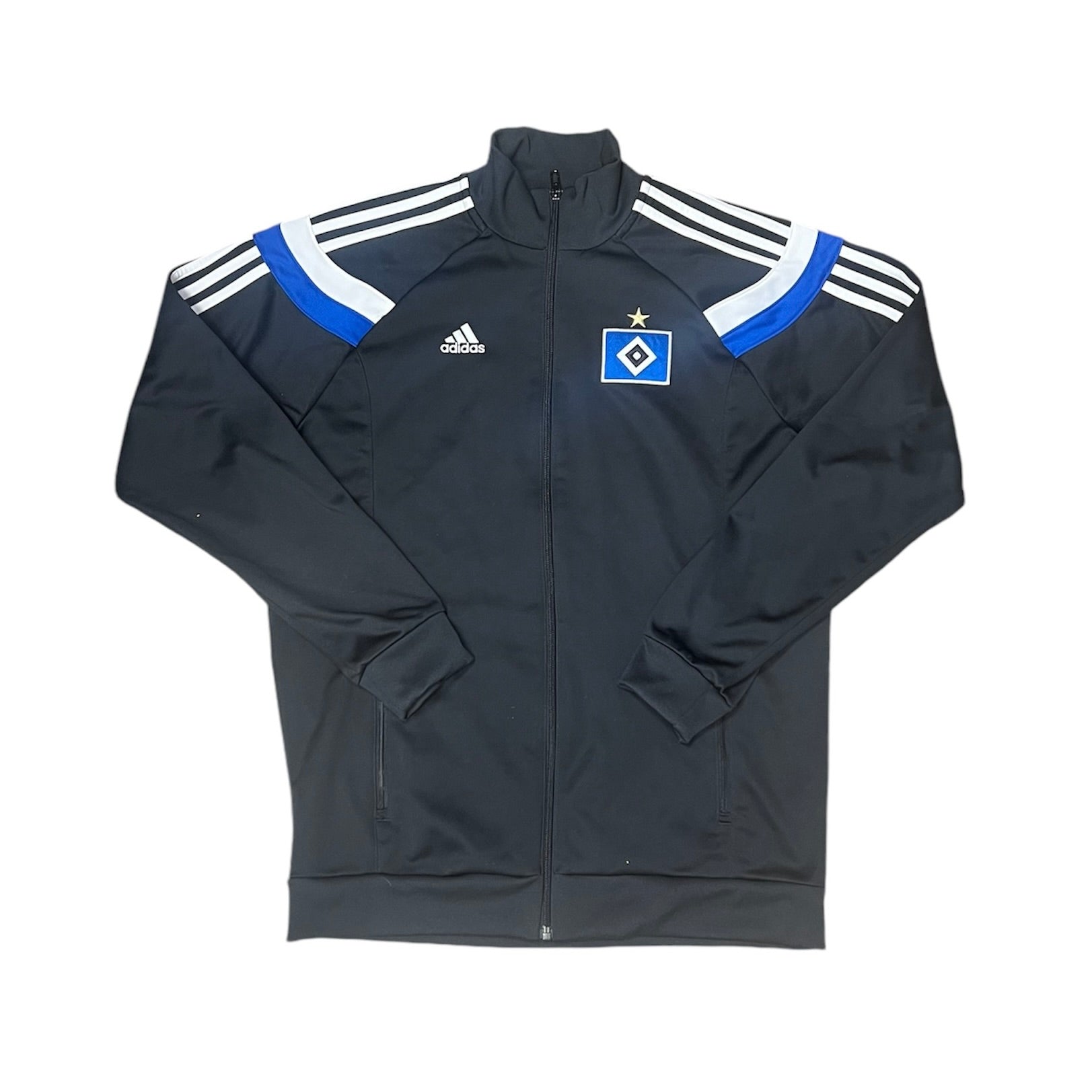Adidas Hamburg Black Blue Track Jacket
