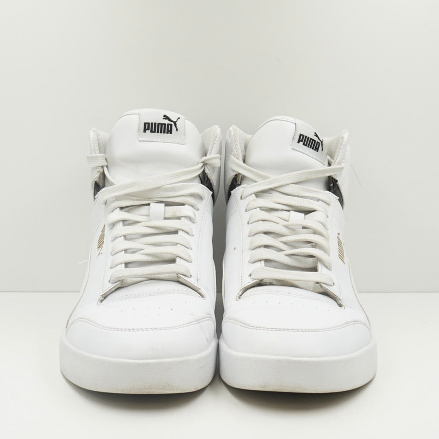 Puma Shuffle Mid White Black