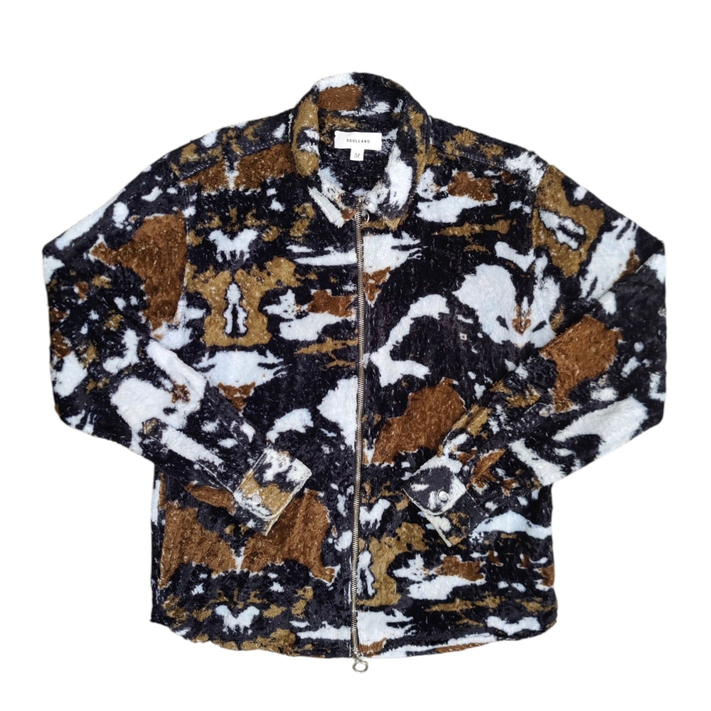 Soulland Brown Blue Overshirt
