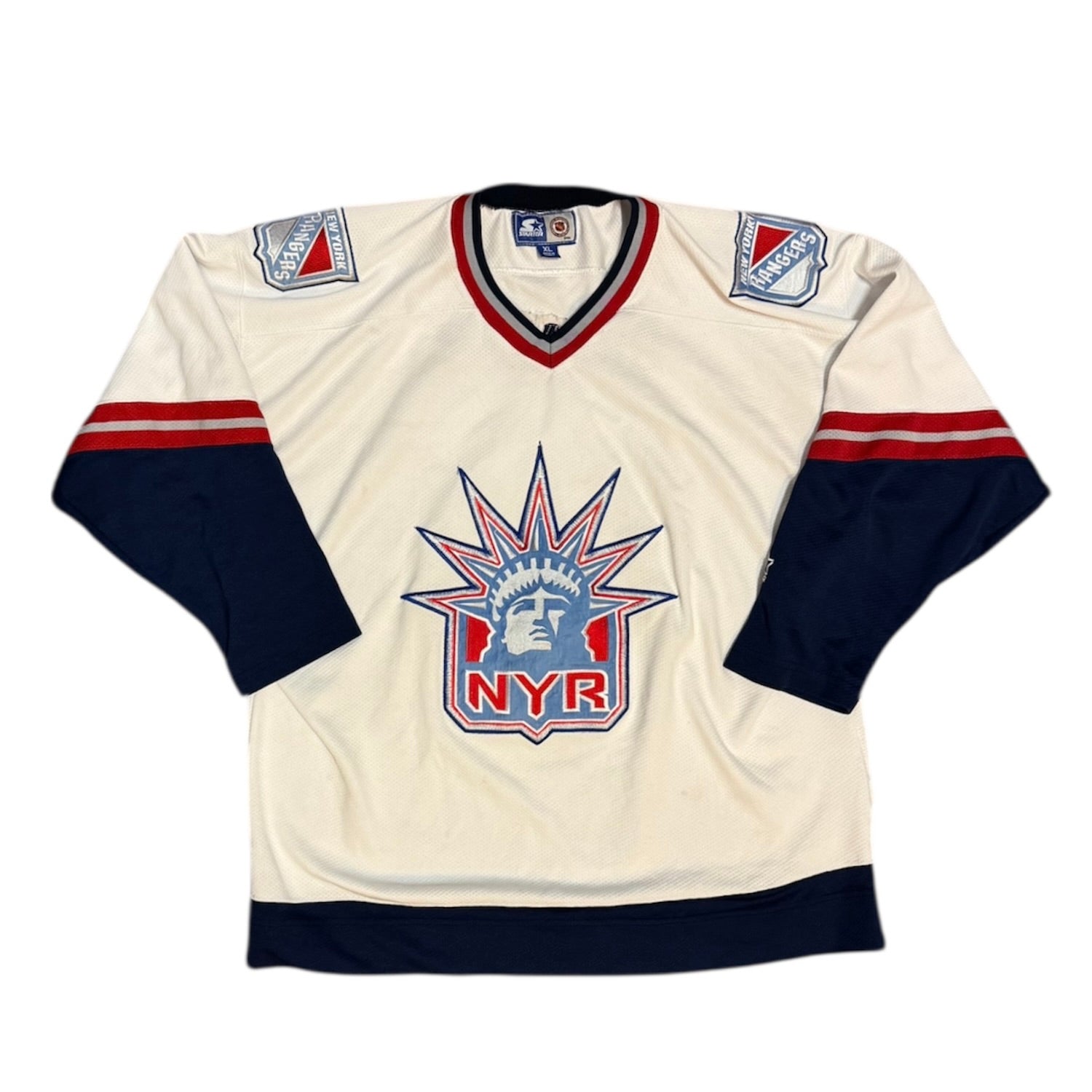 Starter New York Rangers Breault White NHL Jersey