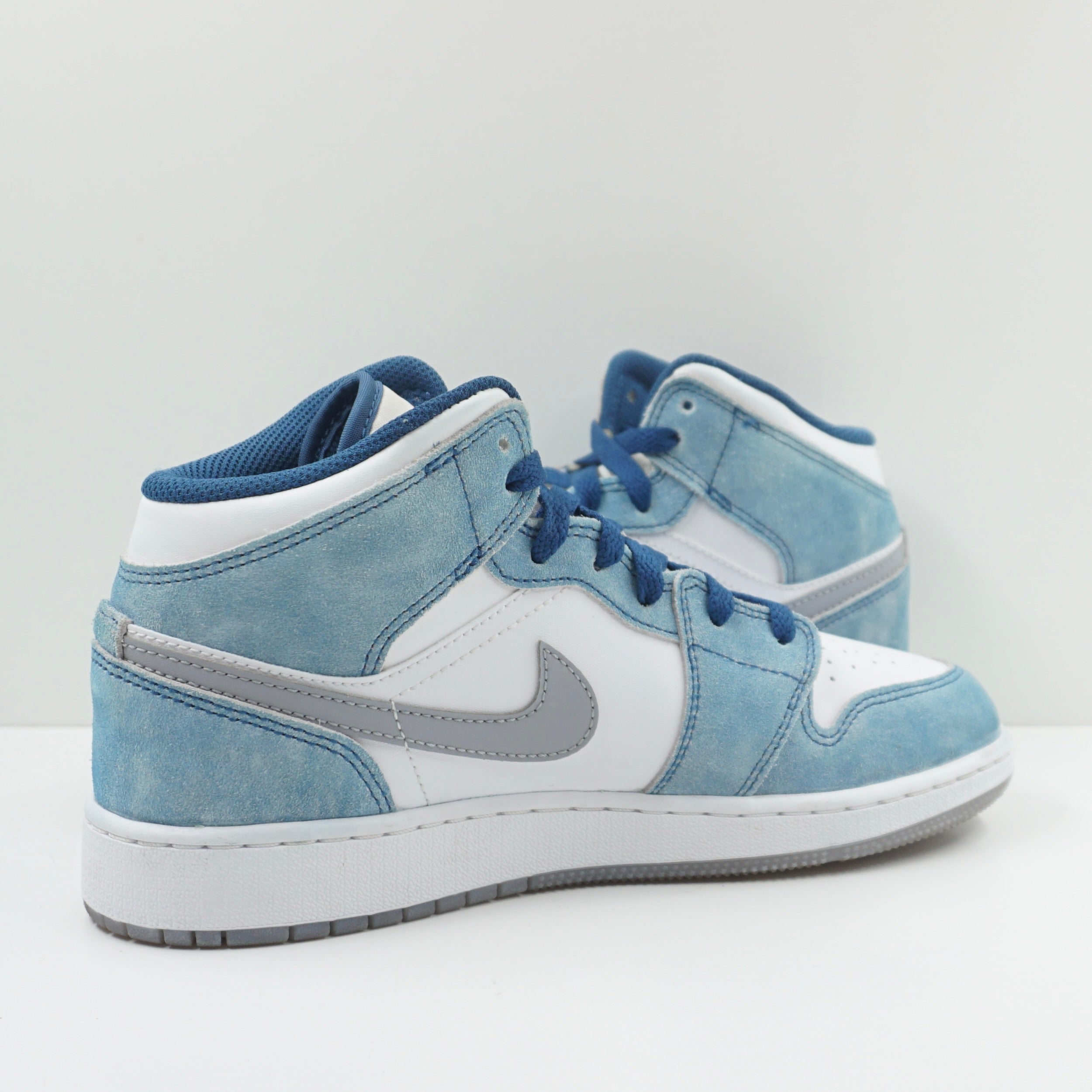 Jordan 1 Mid SE French Blue Light Steel (GS)