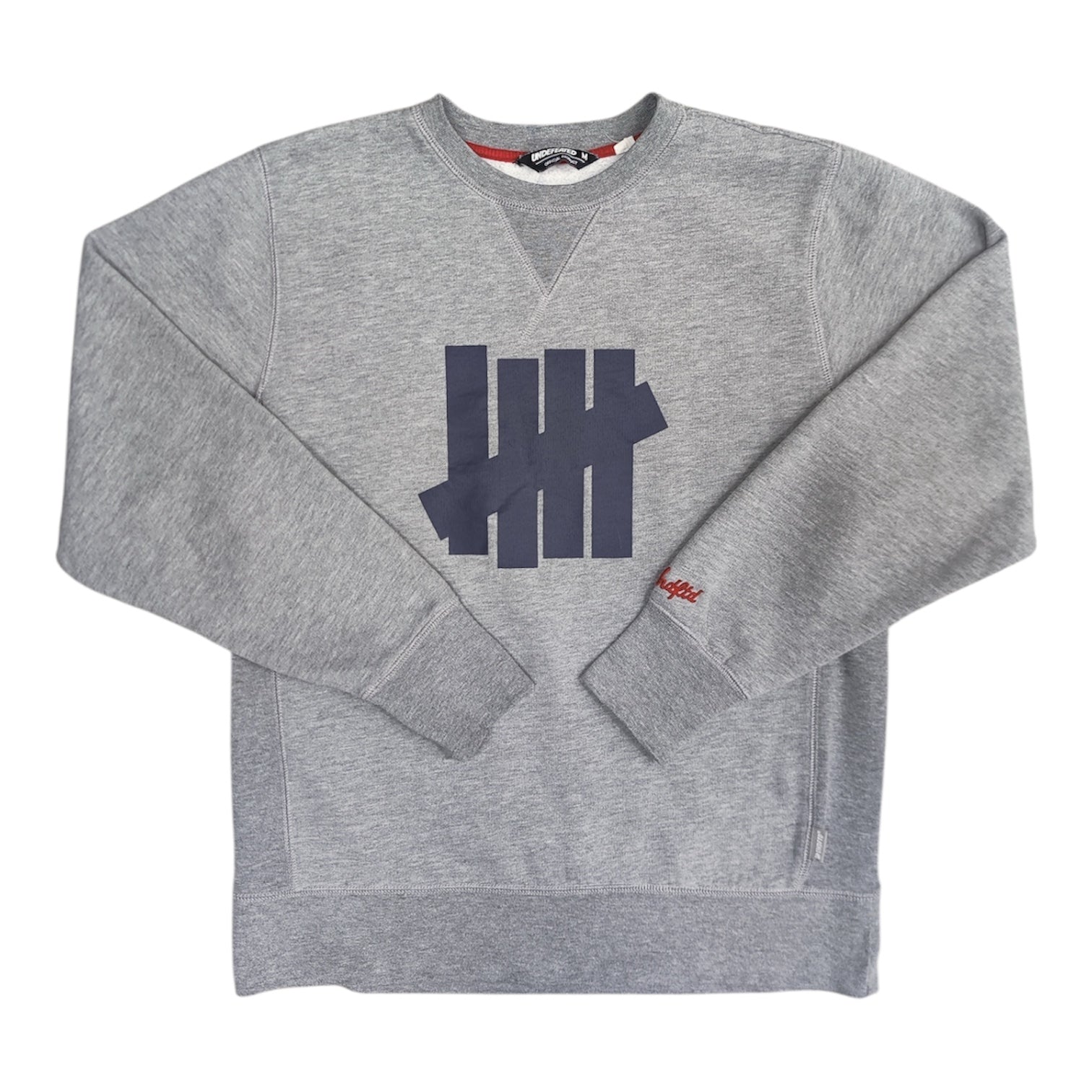 Undefeated Grey Navy Sweatshirt
