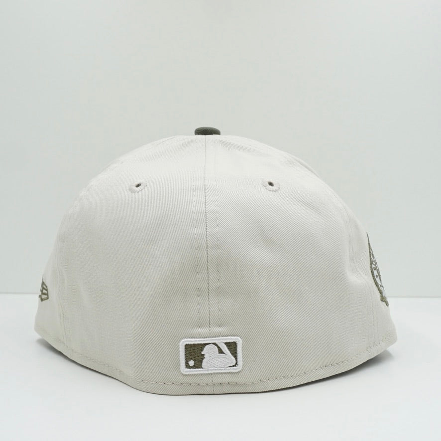 New Era Atlanta Braves Beige Crown Fitted Cap