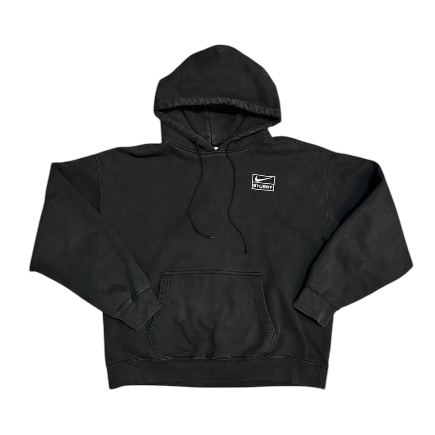 Nike x Stussy Washed Black Hoodie
