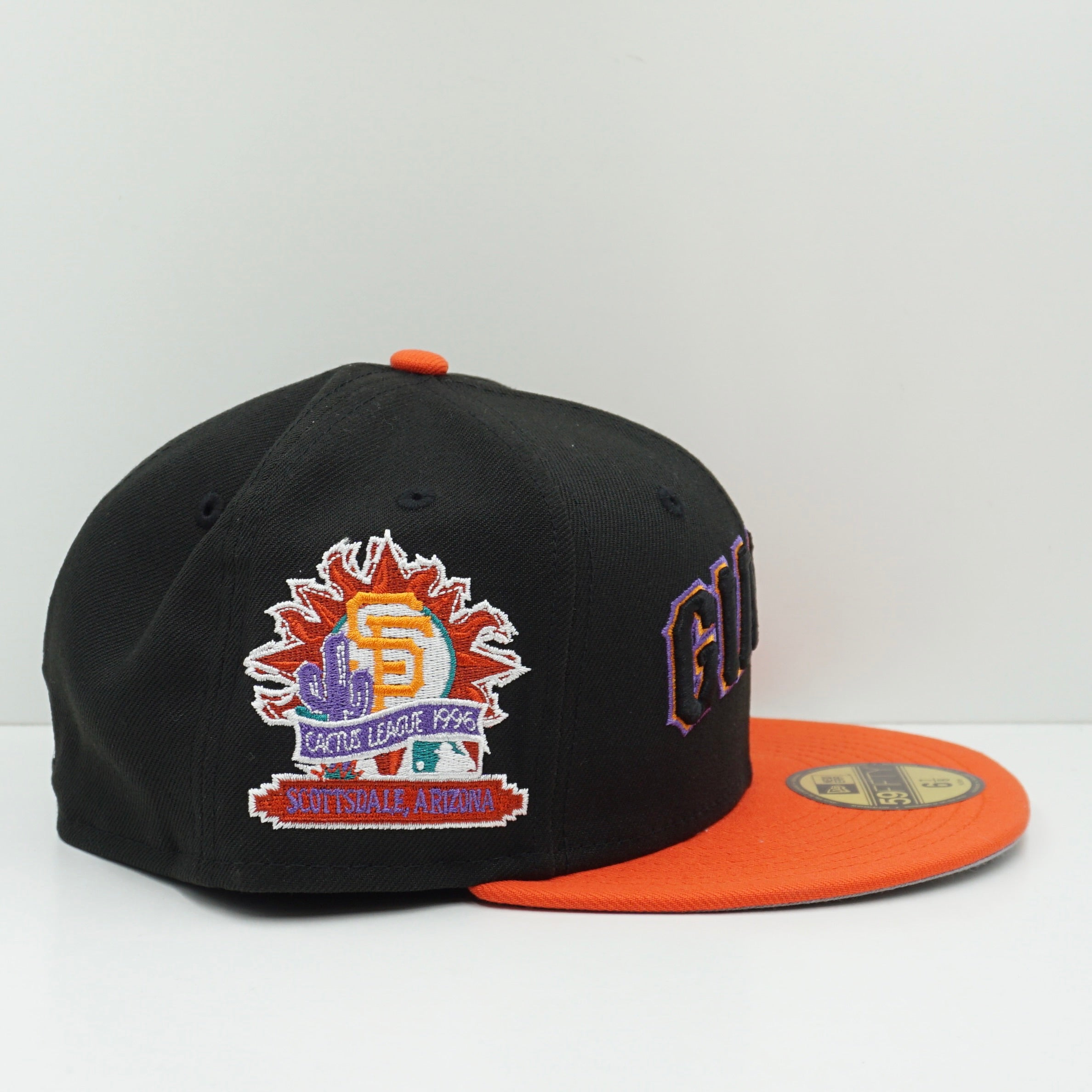 New Era Retro Spring Training San Fransisco Giants Black Orange Fitted Cap