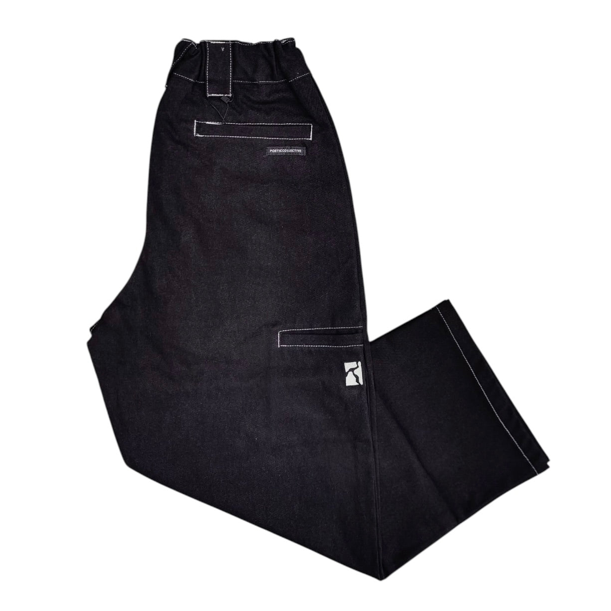 Poeticcollective Black Painter Denim Pants