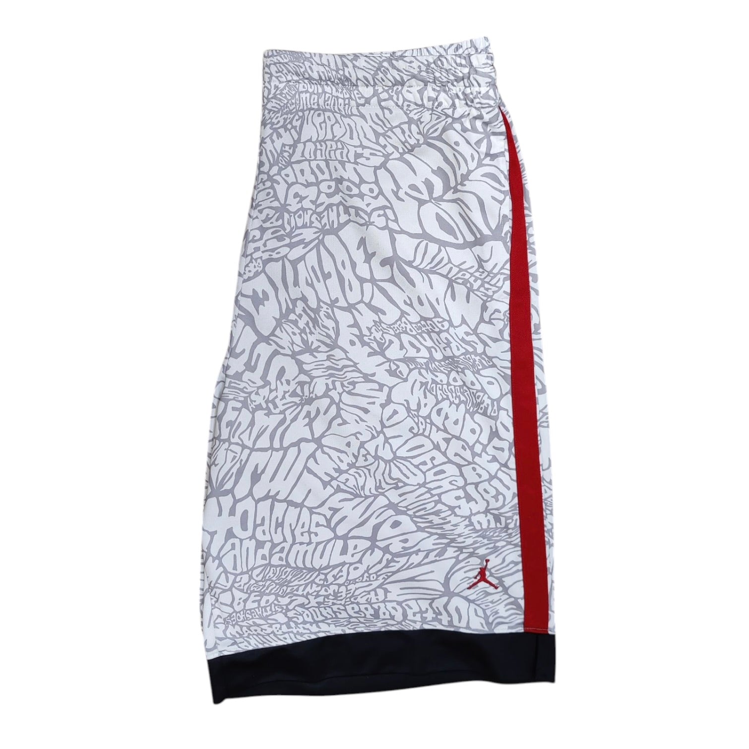 Jordan Grey White Red Shorts