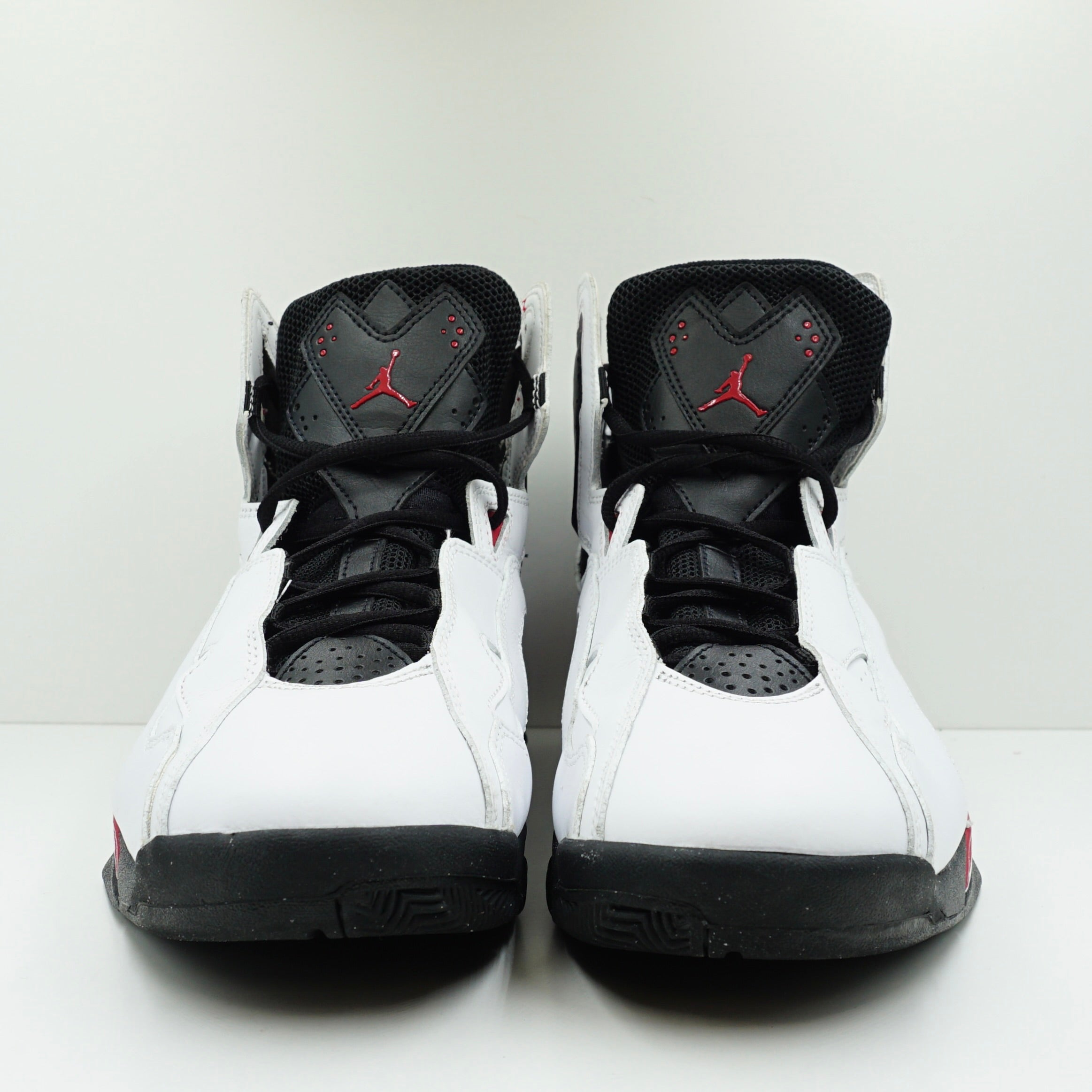 true flight jordans red and white