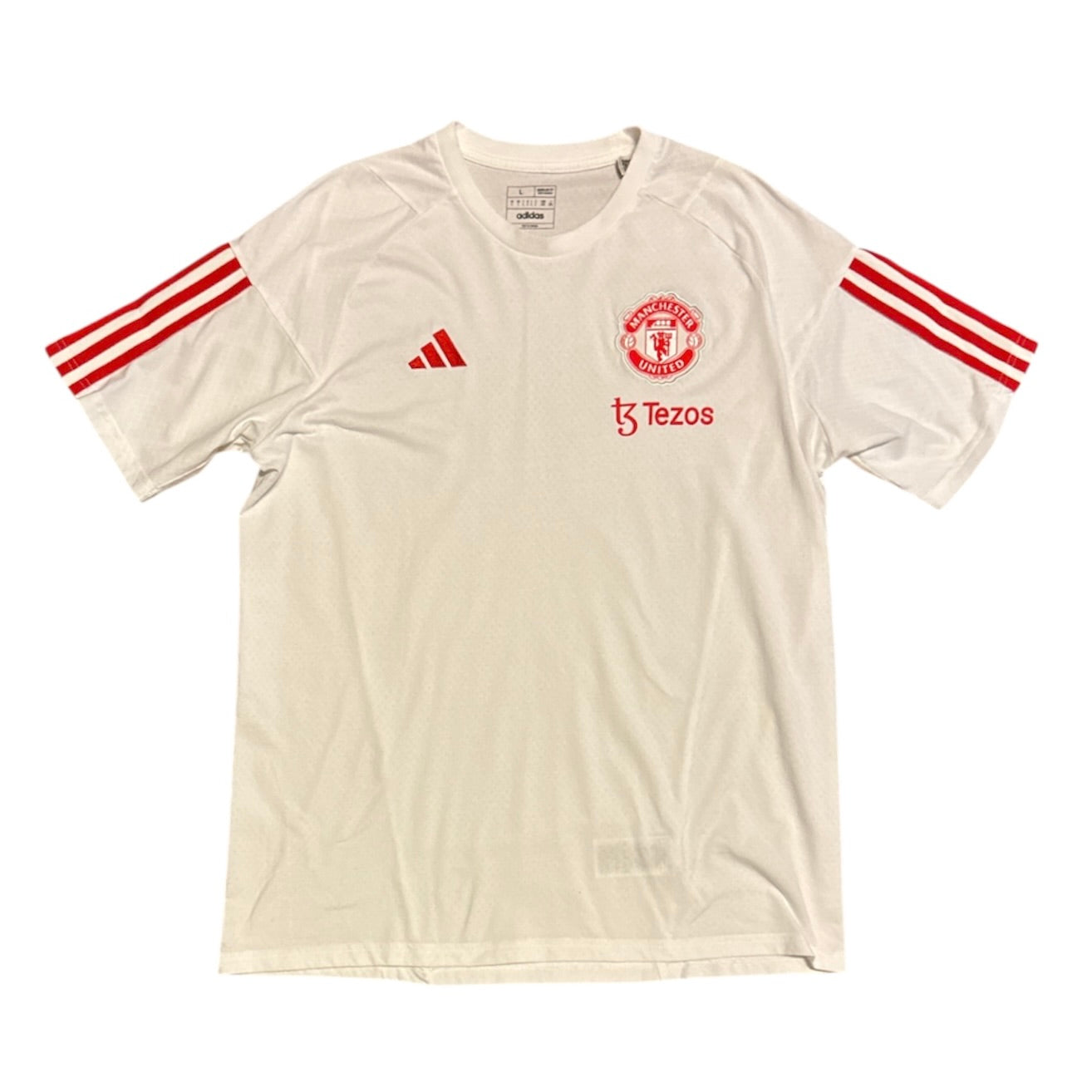 Adidas Manchester United Training White Tiro 23 Tshirt