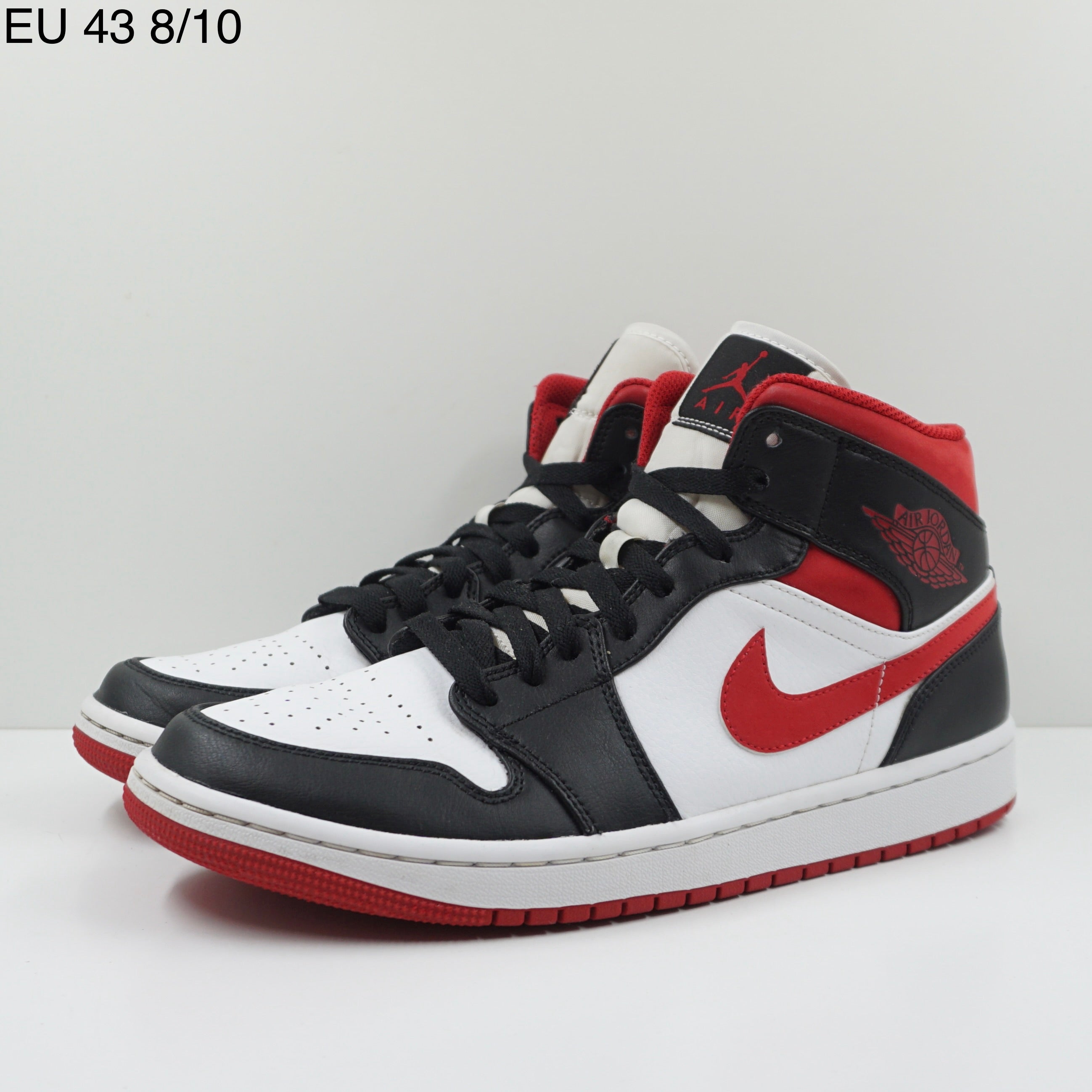 Jordan 1 Mid Gym Red Black White (2021)