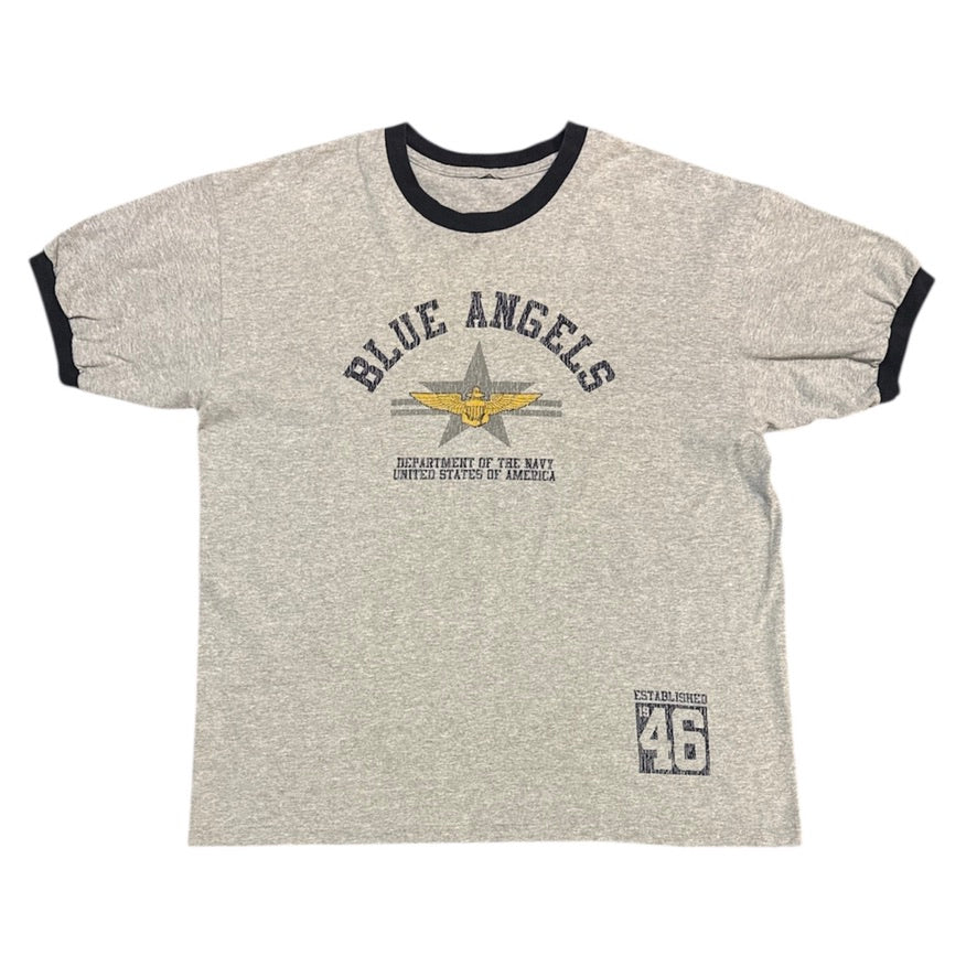 US Navy Flight Demonstration Squadron Blue Angels Grey Tshirt