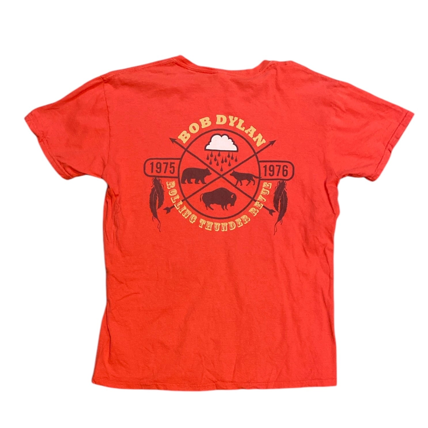 Bob Dylan 2010 Rolling Thunder Review Red Tshirt