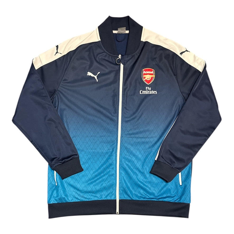 Puma Arsenal Stadium Blue Full Zip Track Top