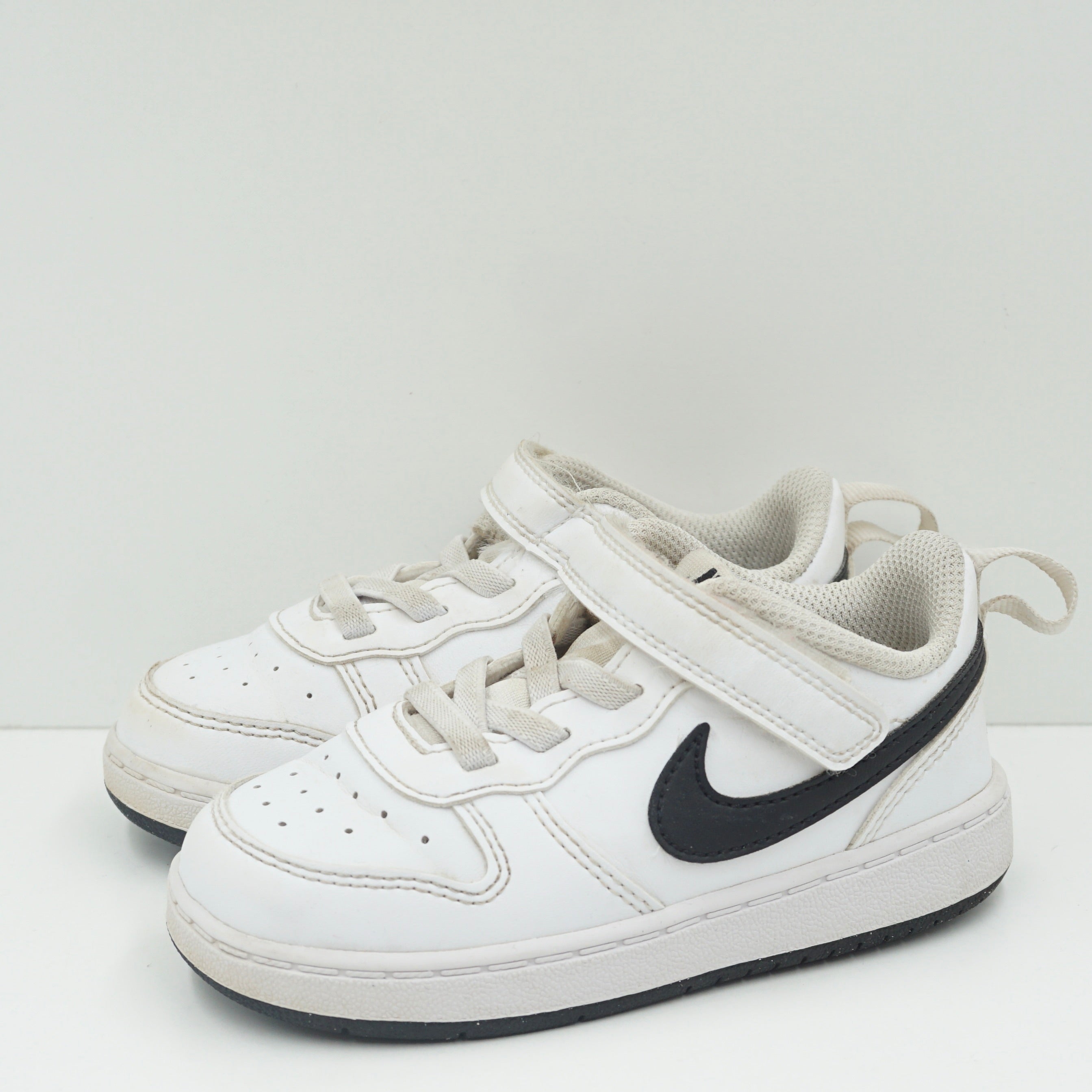 Nike Court Borough Low Recraft White Black Swoosh (TD)