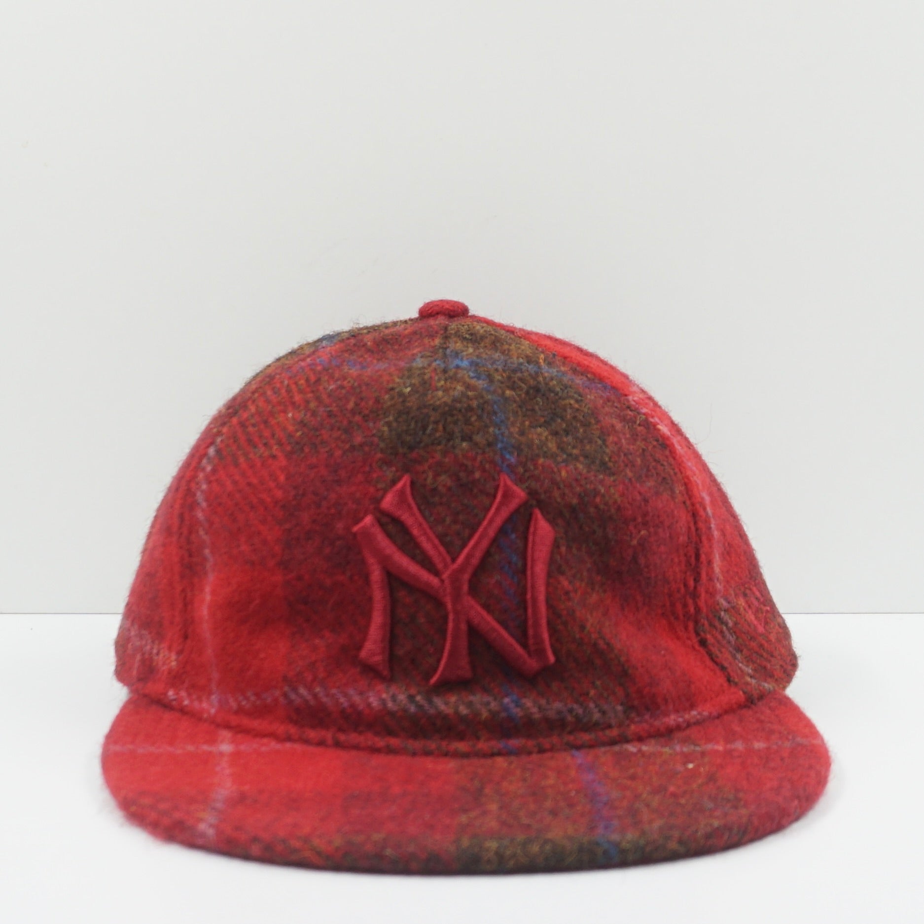 New Era Yankees Red Harris Tweed Adjustable Retro Crown Cap