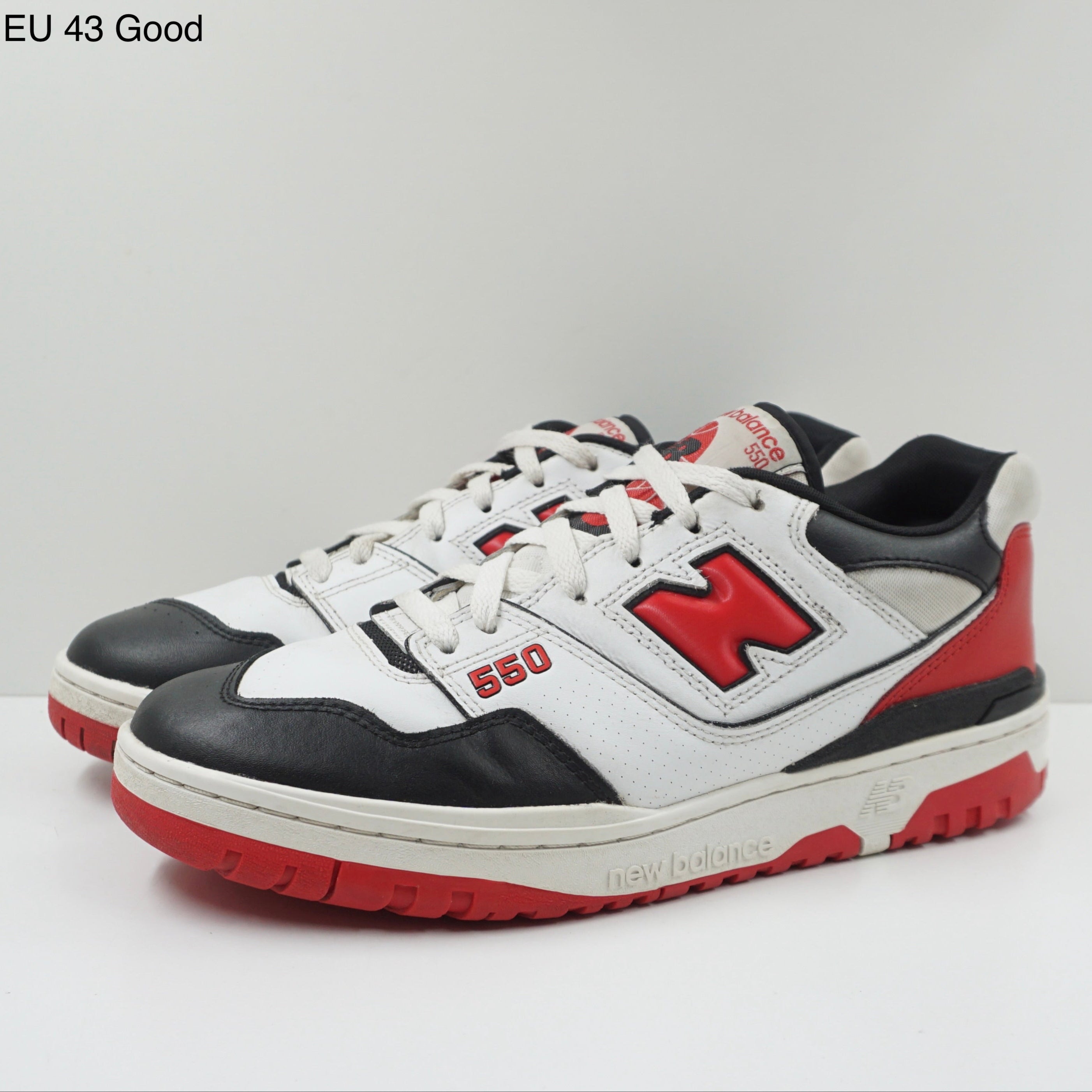 New Balance 550 White Red Black