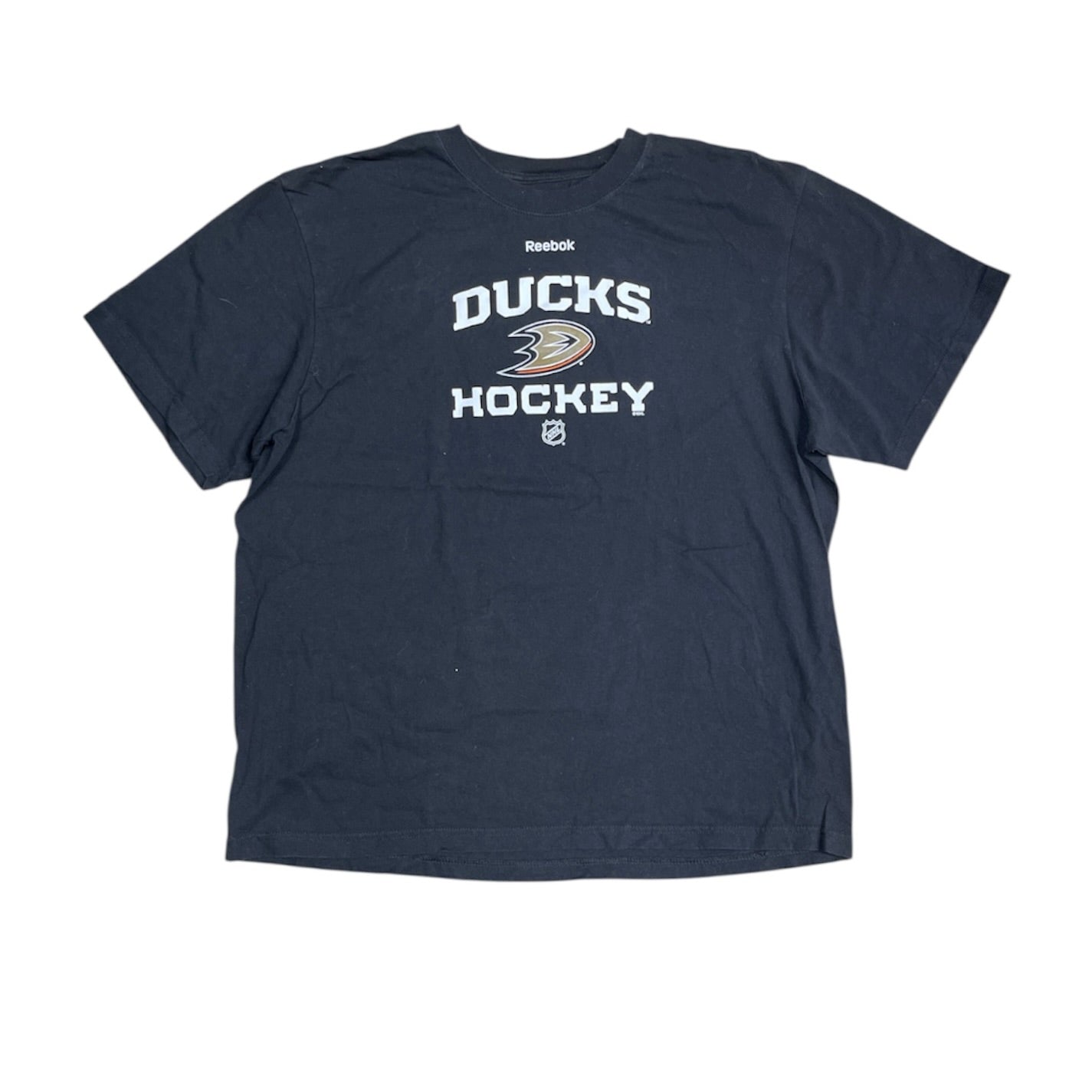 Reebok Ducks NHL Black Tshirt