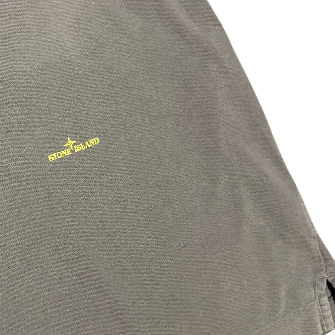 Vintage Stone Island Quarter Zip Grey Tshirt