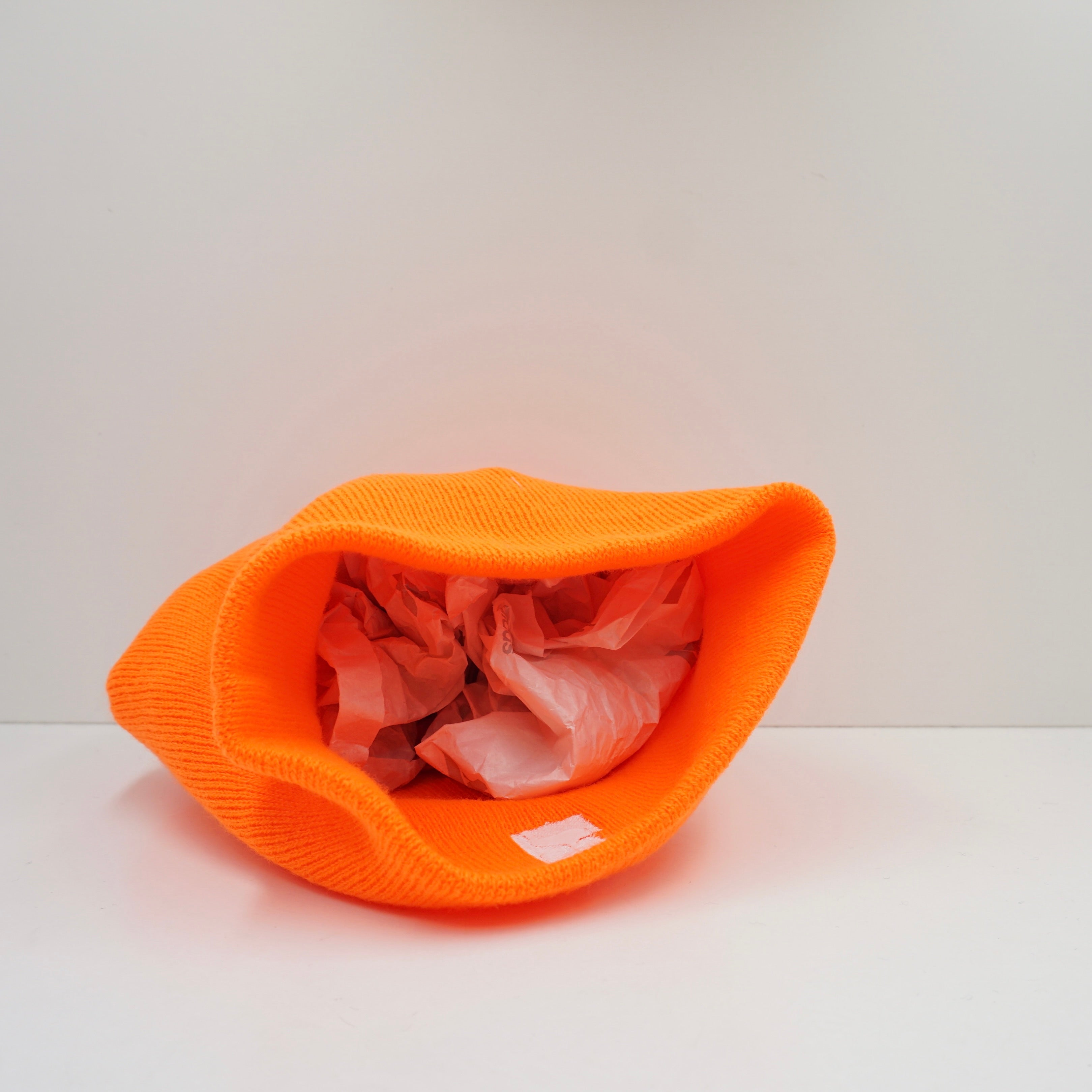 Poeticcollective Orange Skull Beanie