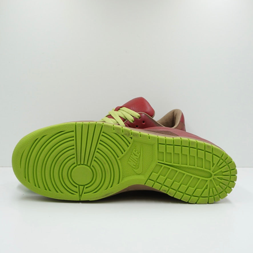 Nike Dunk Low 1-Piece Laser Varsity Red Chartreuse