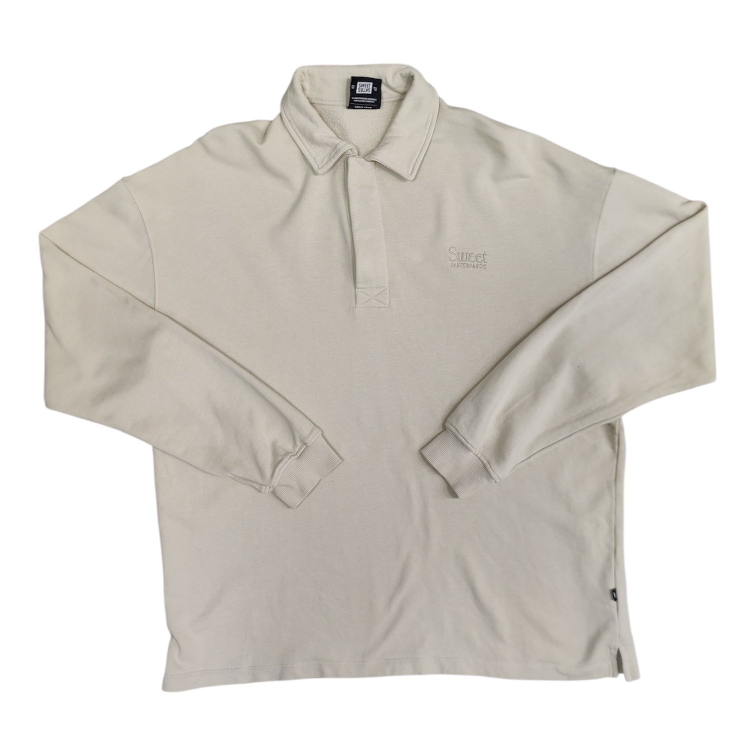 Sweet Sktbs Beige Polo Sweatshirt