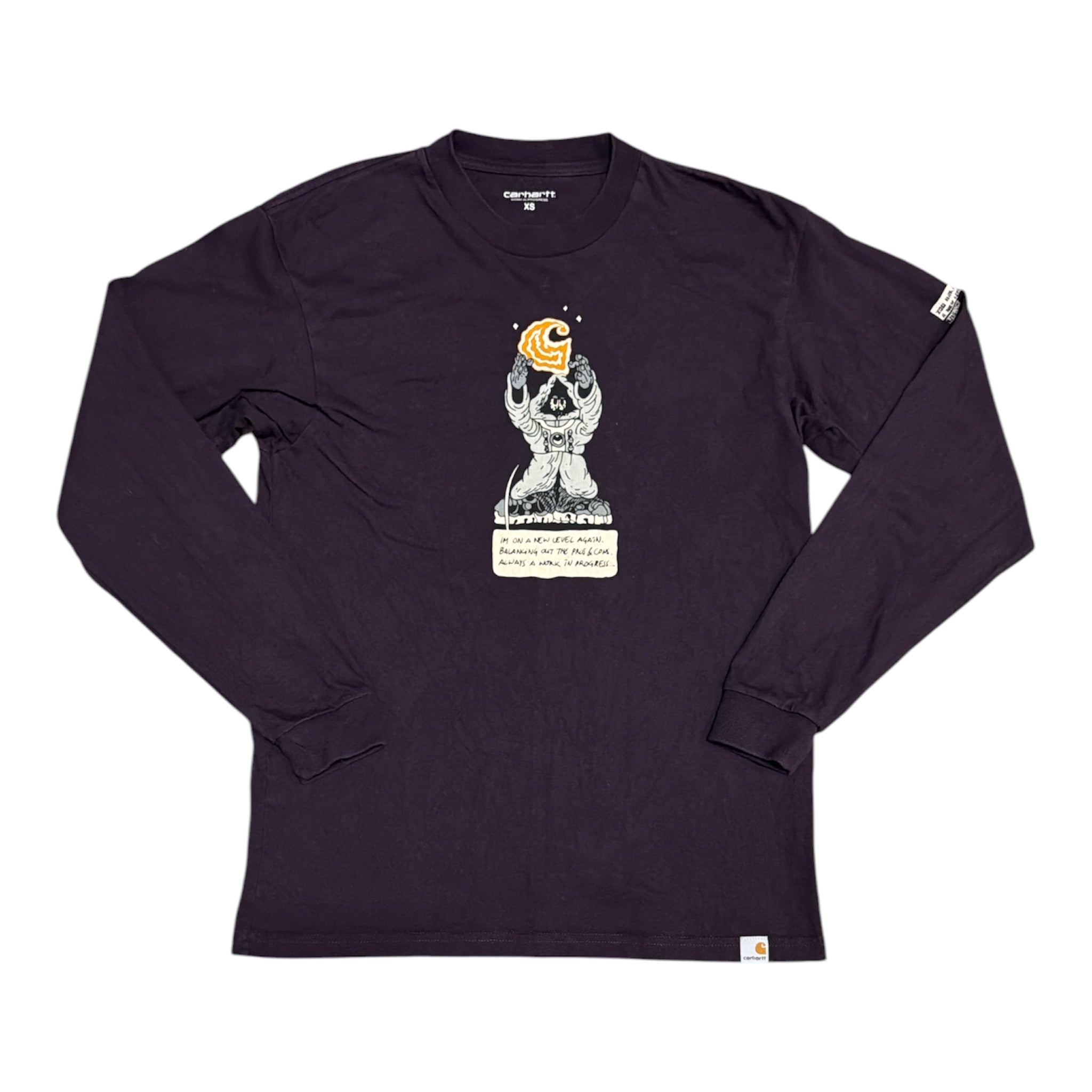 Carhartt WIP Kogancult Level Purple Long Sleeve