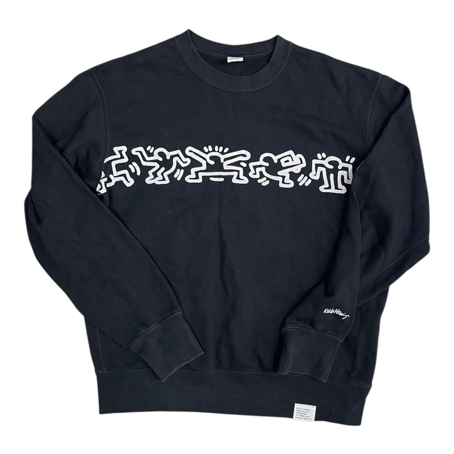 Uniqlo Keith Haring 1St Exhibition Black Sweatshirt