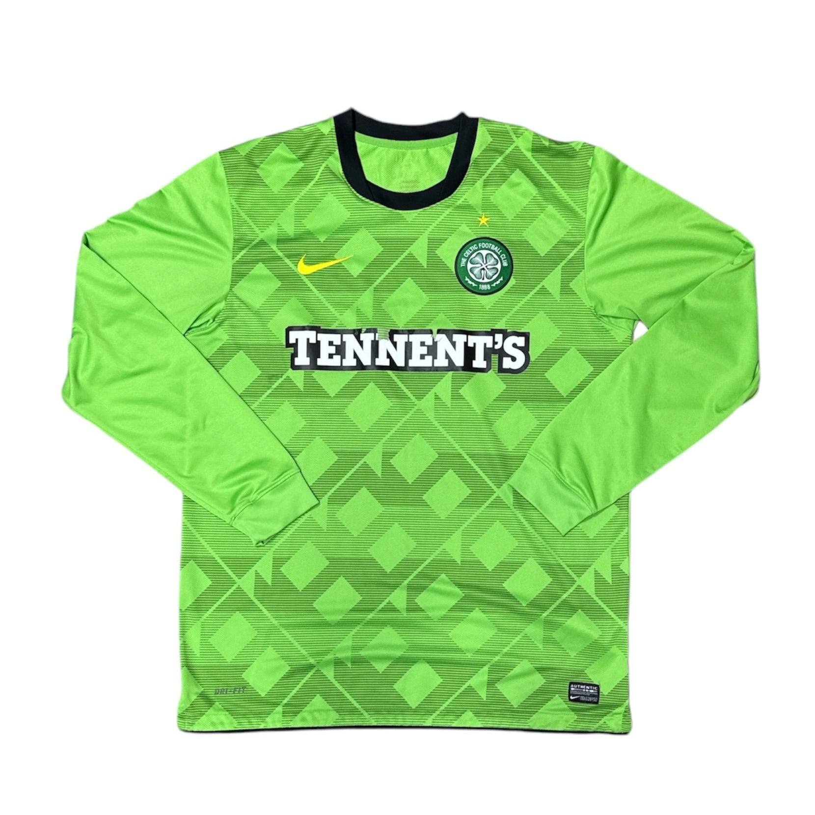 Nike Celtics 2010/2011 Away Long Sleeve Football Jersey