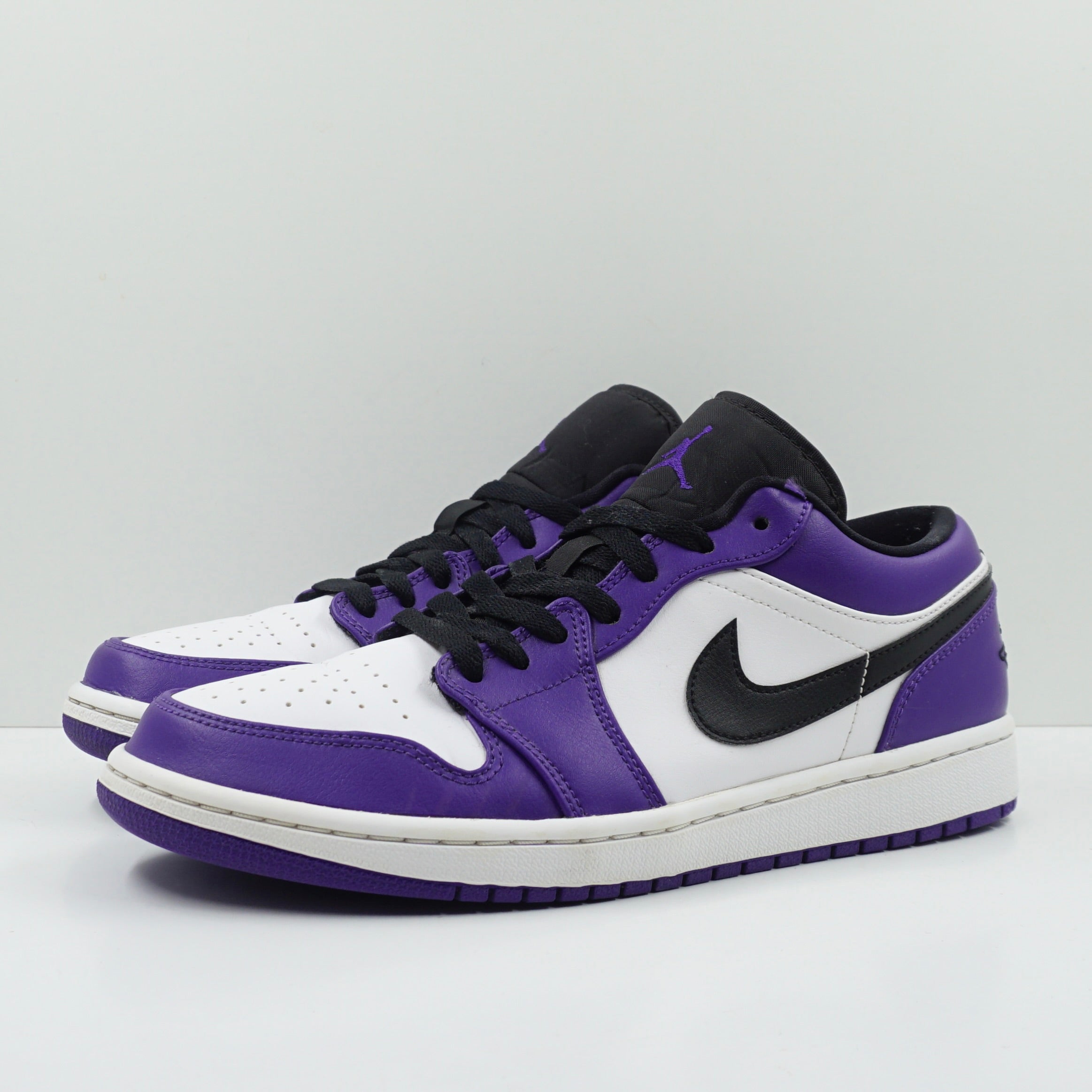 Jordan 1 Low Court Purple White