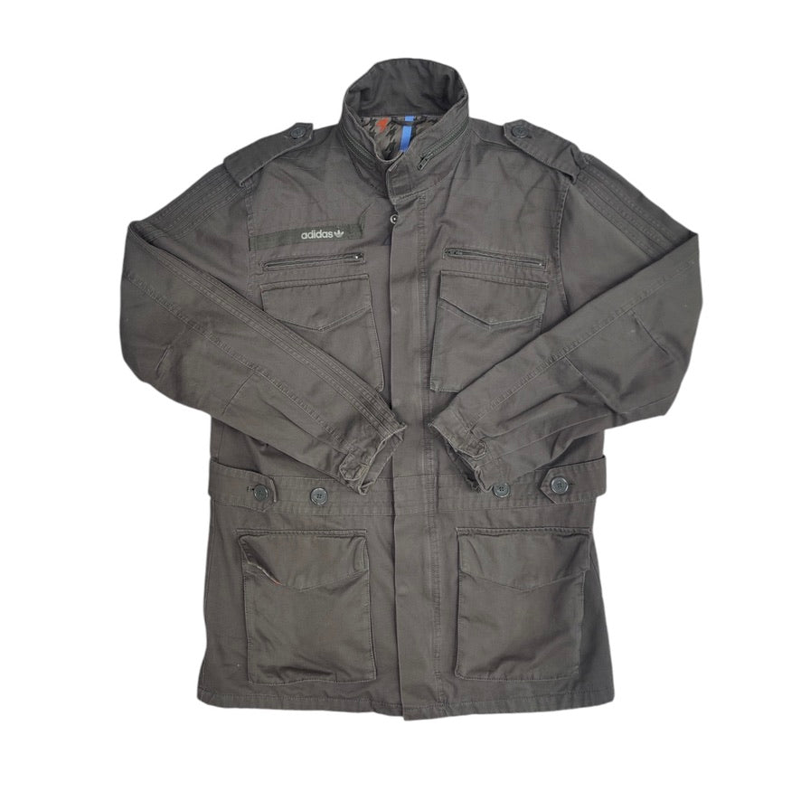 Adidas Green Canvas Jacket