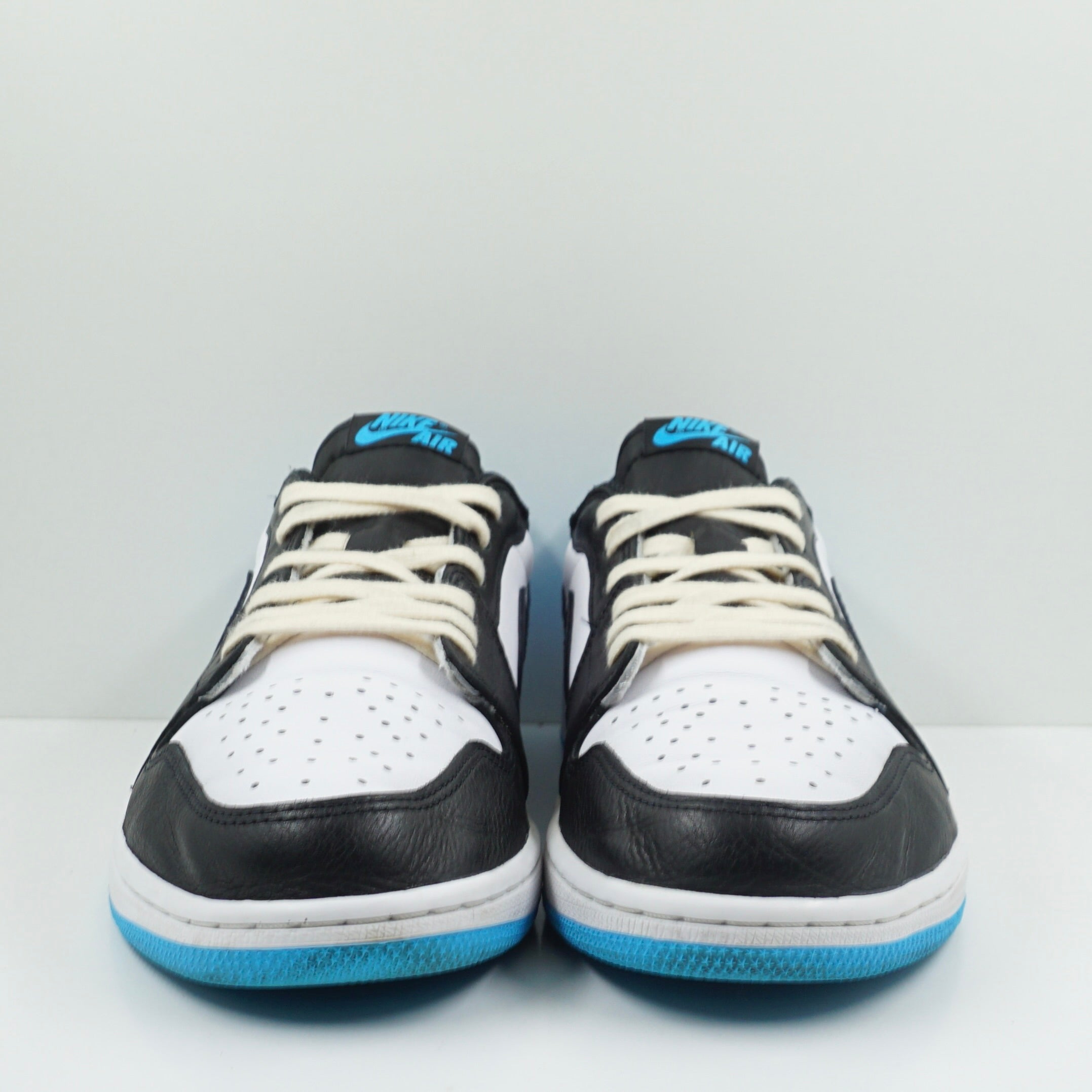 Jordan 1 Retro Low OG Black Dark Powder Blue