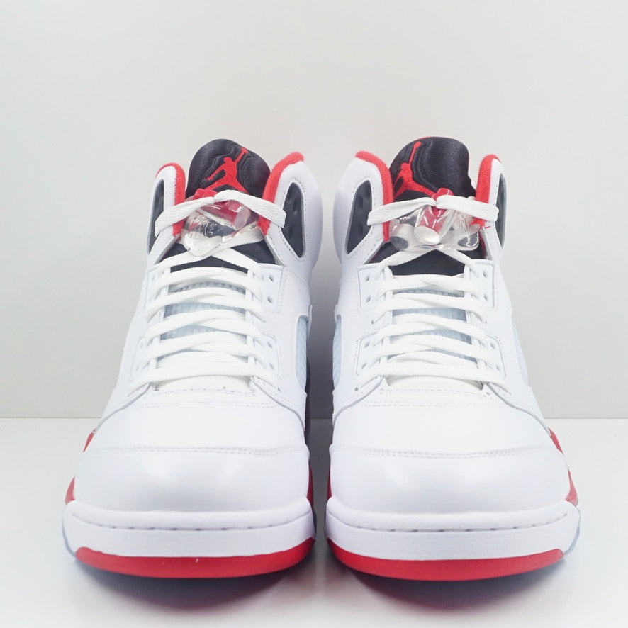 Jordan 5 Retro Fire Red Black Tongue (2025)
