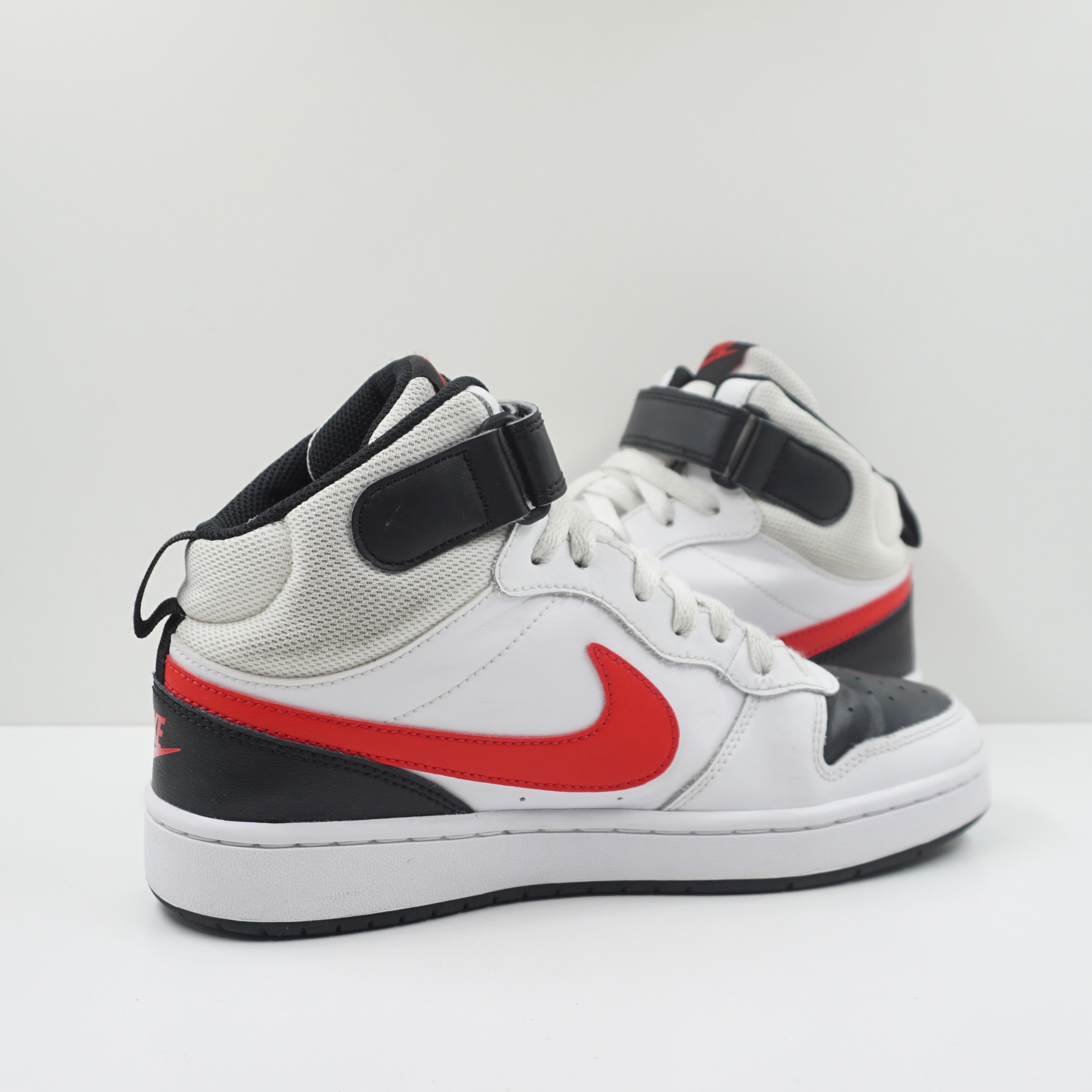 Nike Court Borough Mid 2 White University Red (GS)