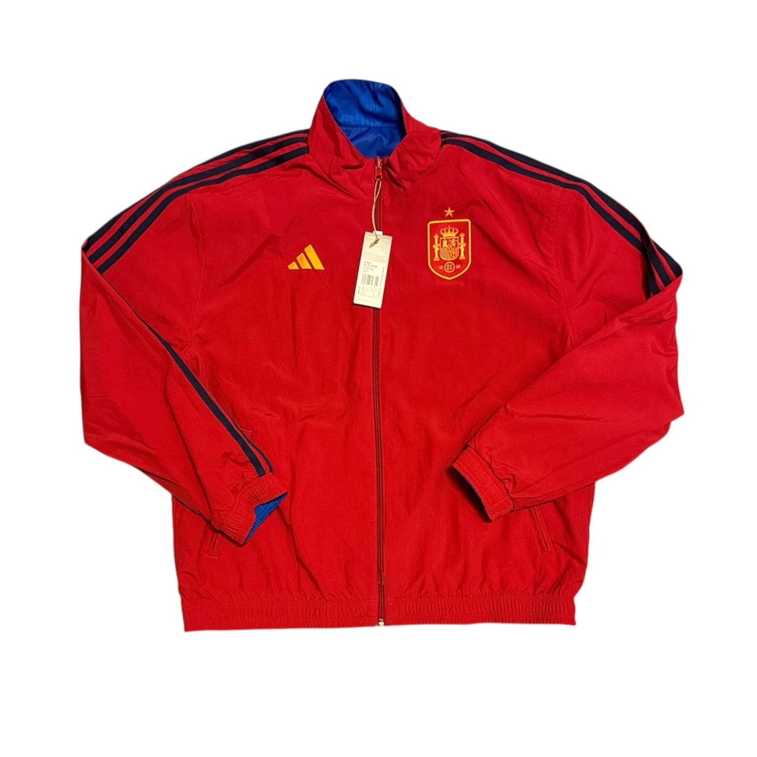 Adidas Spain National Football Team Anthem Woven Reversible Jacket