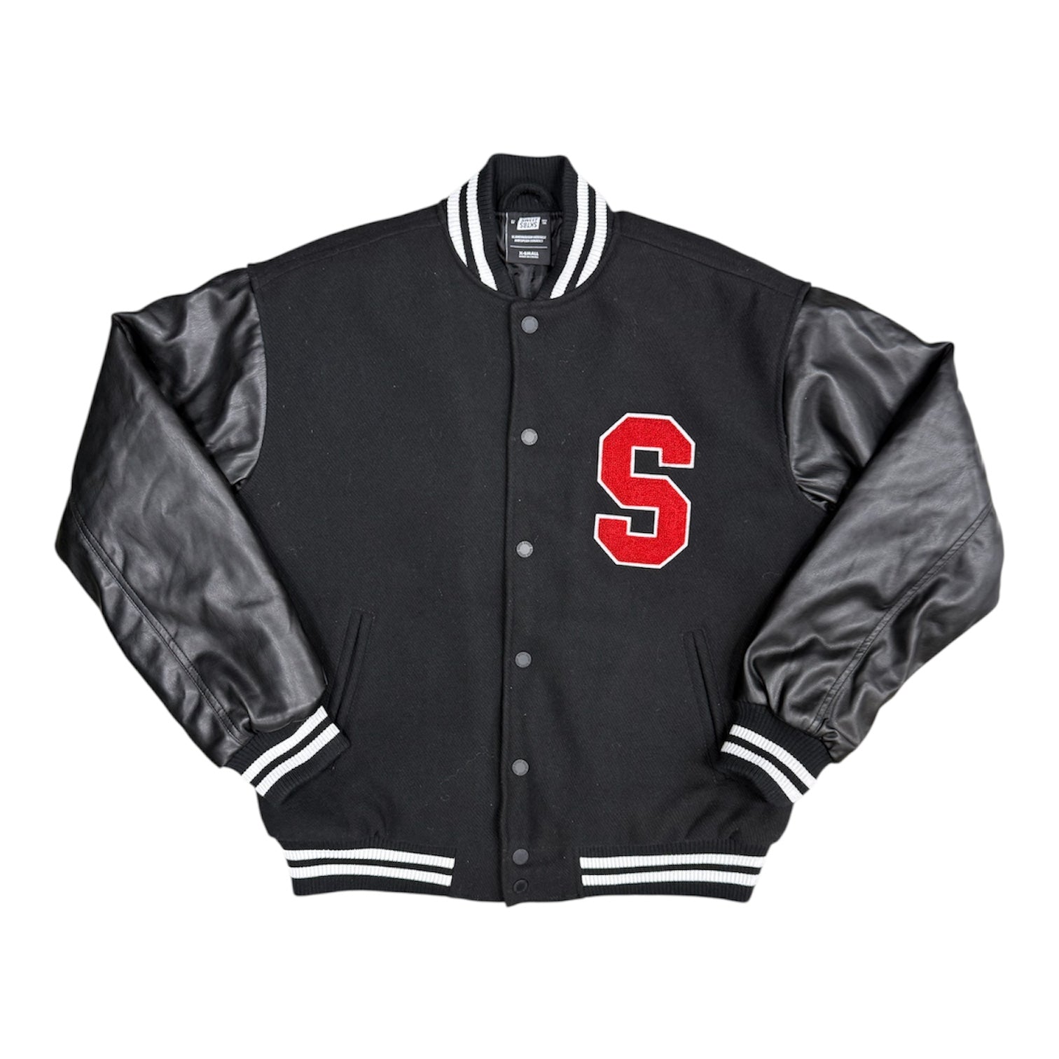 Sweet Sktbs Black Varsity Jacket