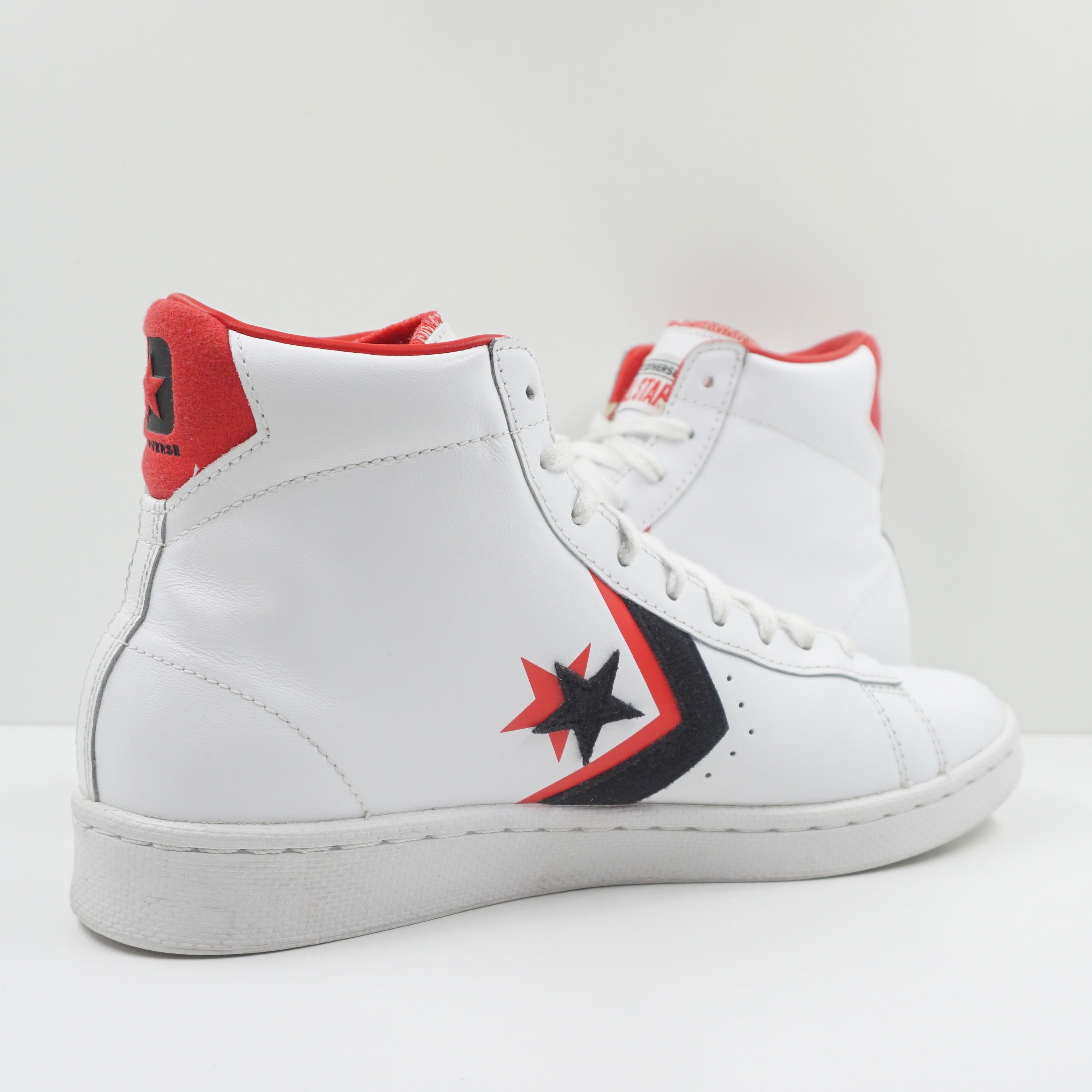 Converse All Star Pro Leather White Red Black