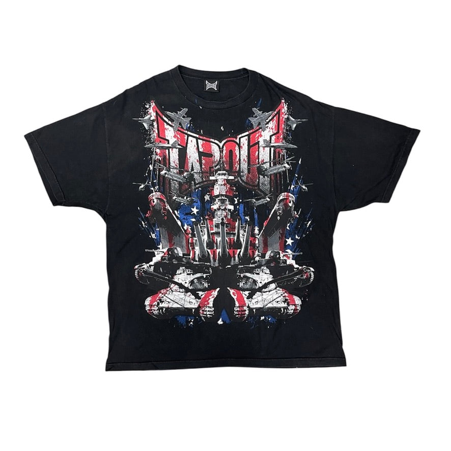 Tapout Black Red Blue White Tshirt