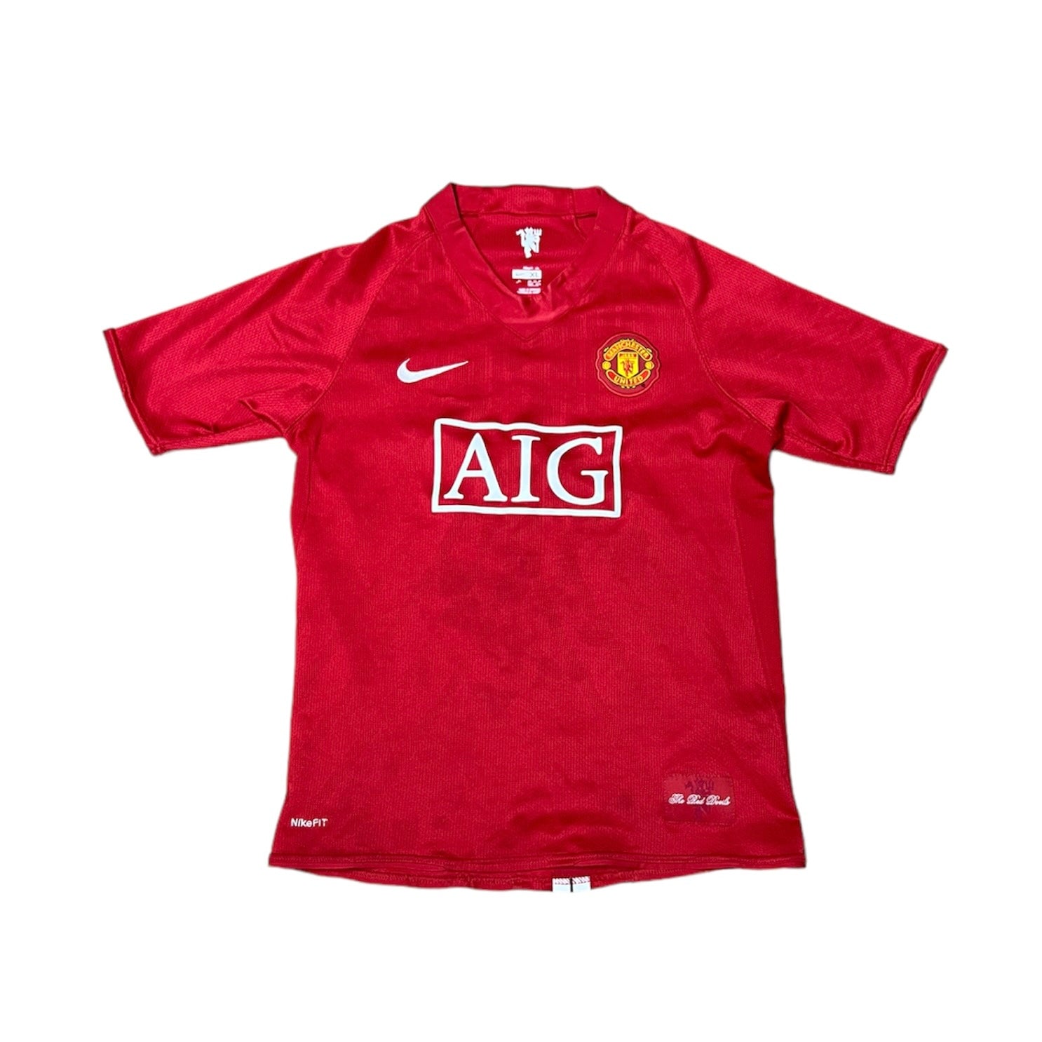 Nike Manchester United 2007/2008 Home Shirt (Youth)