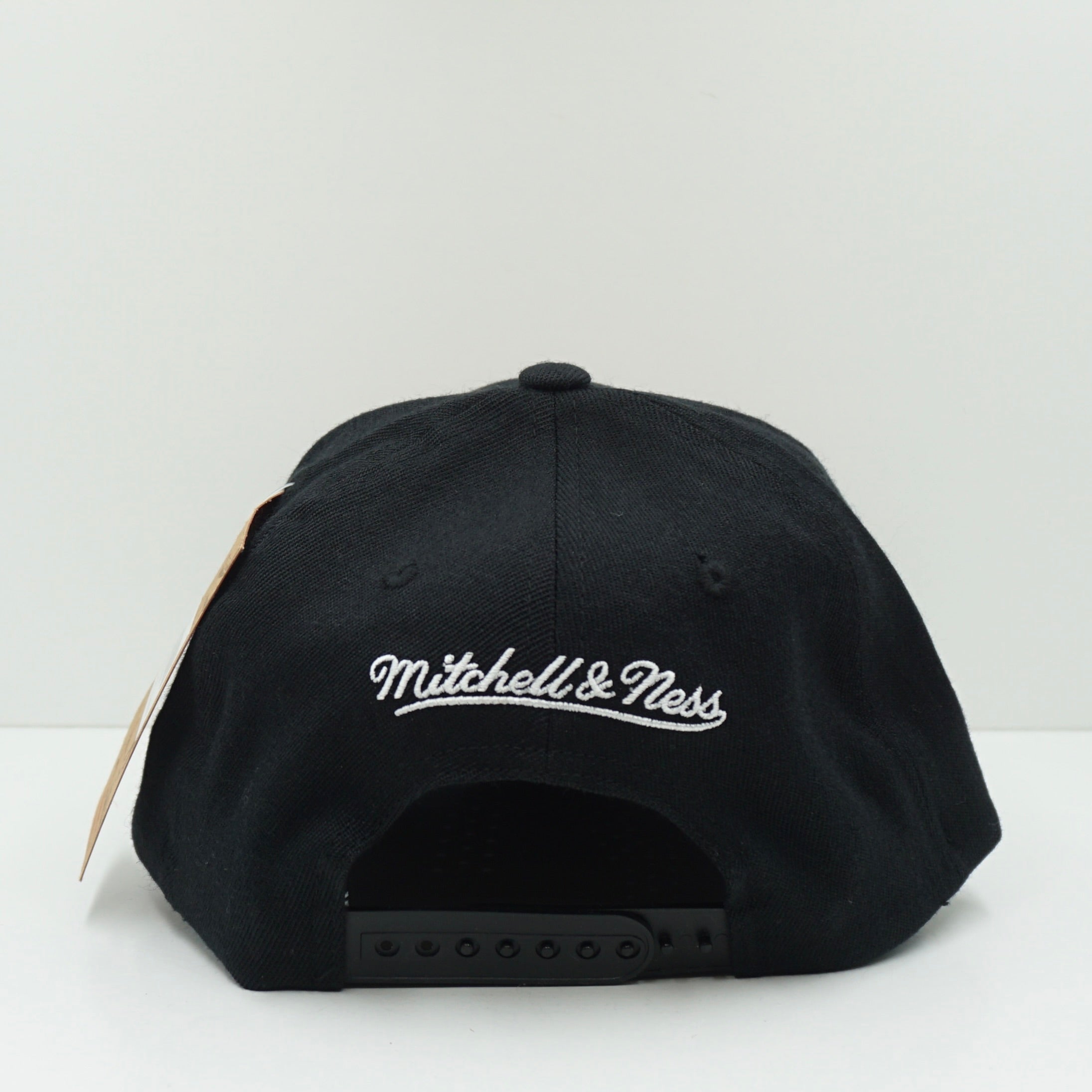 Mitchell & Ness Black Orange Snapback Cap