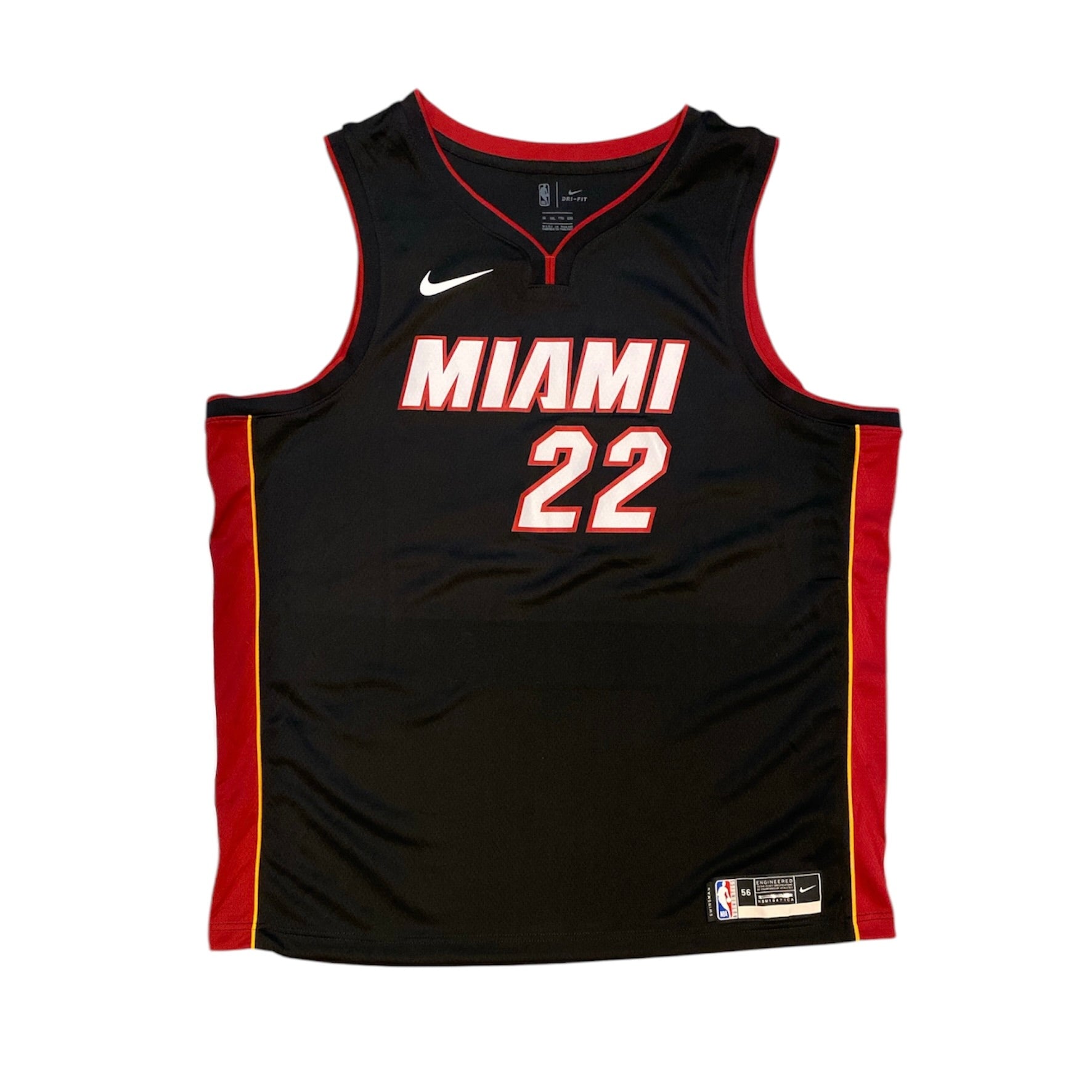 Nike NBA # 22 Butler Miami Heat Black Basketball Jersey