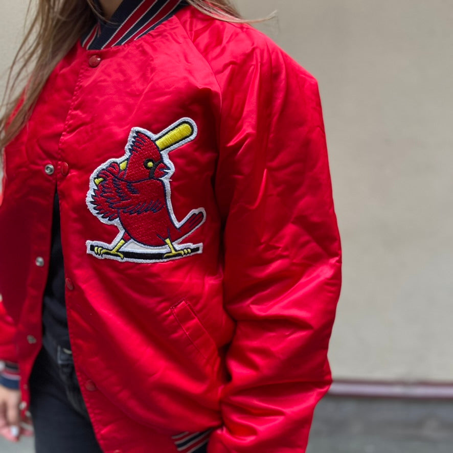 ST Louis Cardinals Satin Jacket