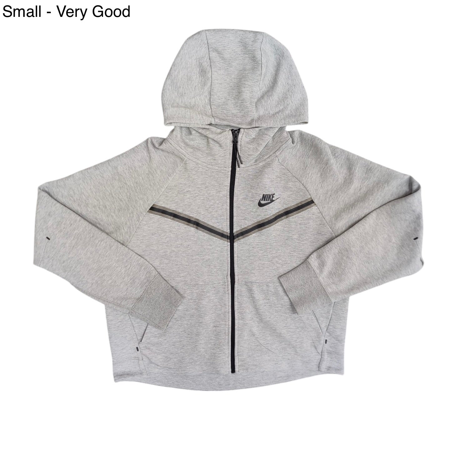 Nike Tech Fleece Grey Full Zip Hoodie (W)