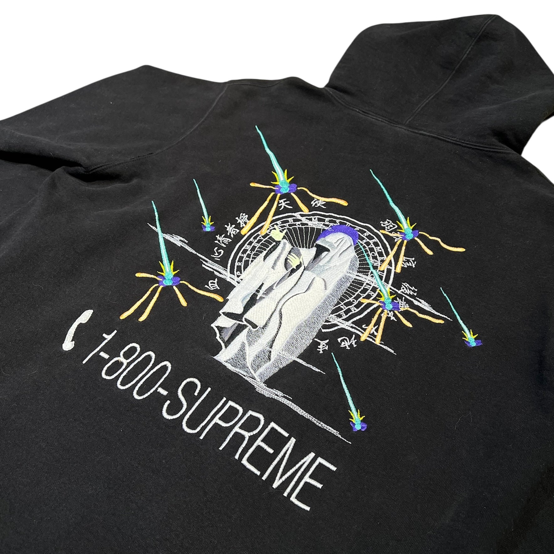Supreme FW19 1-800 Black Hoodie