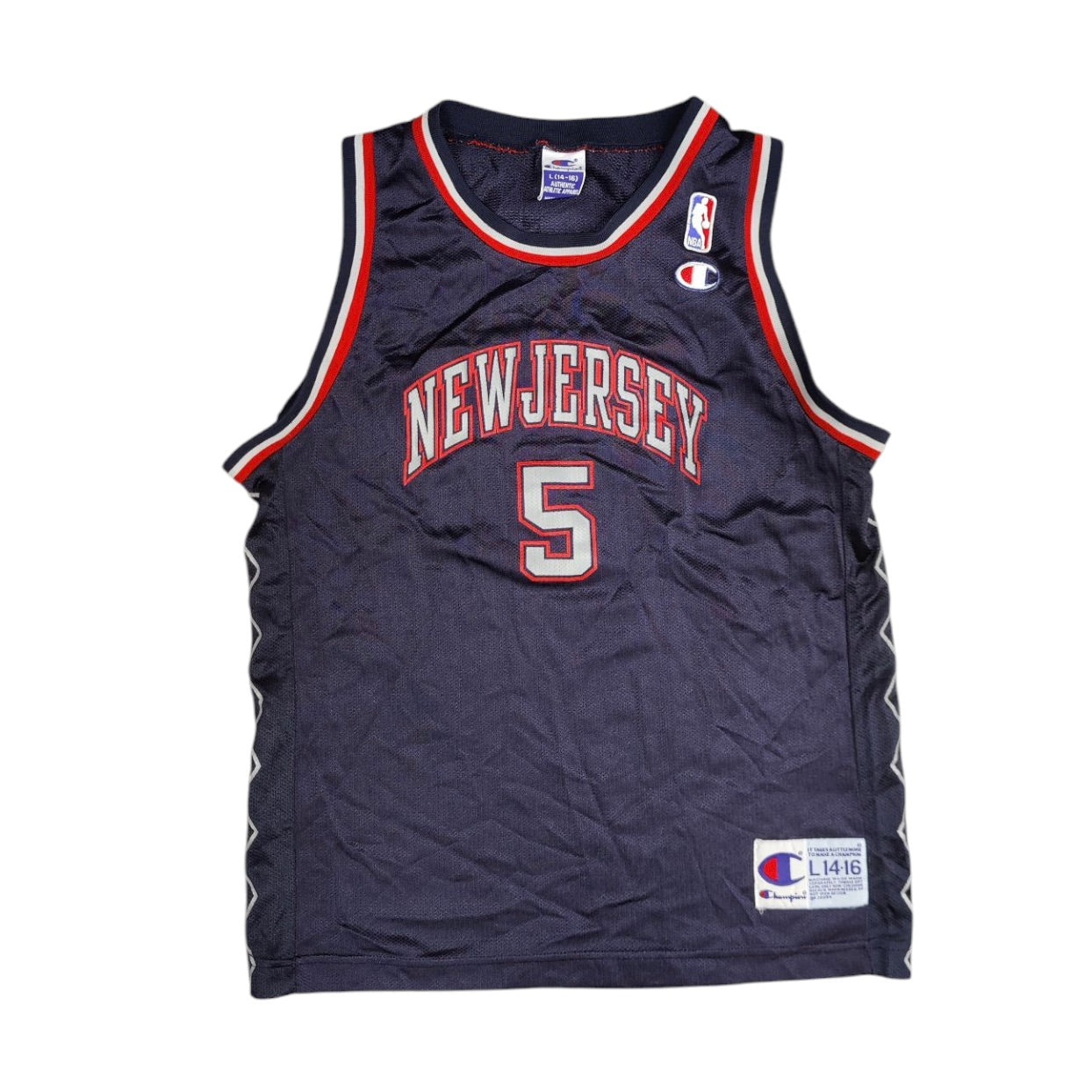 Champion New  Jersey Nets Kidd #5 Basketball Jersey (Youth)