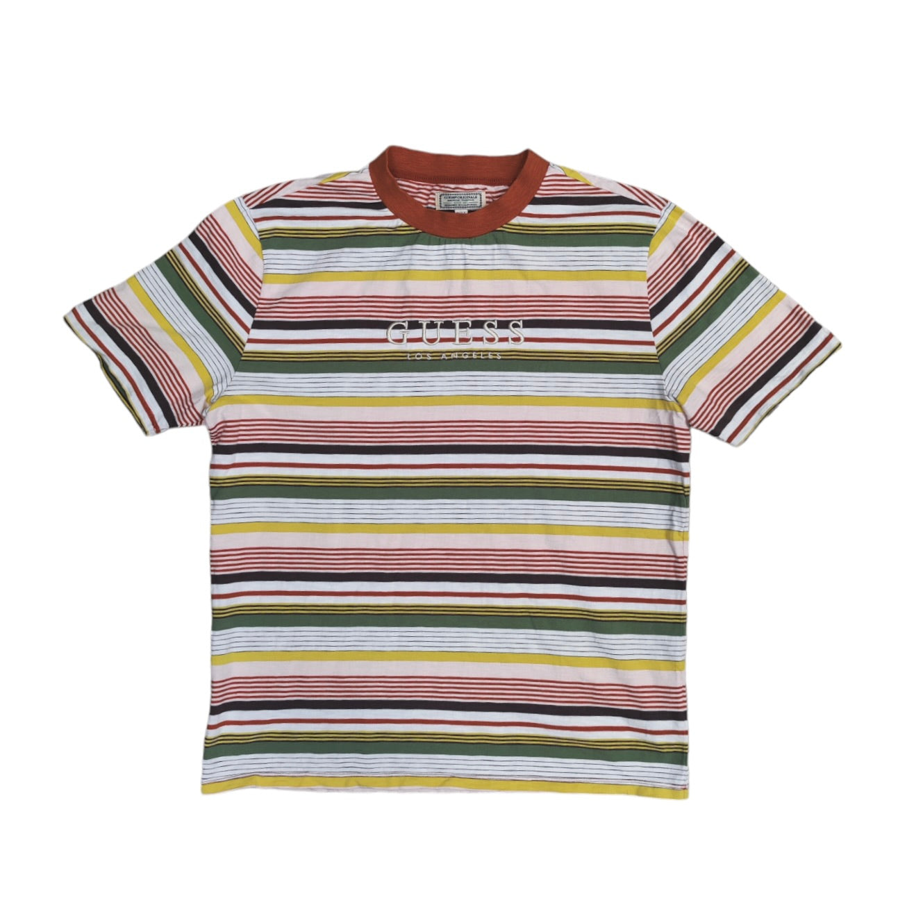 Guess Originals Orange/Red Stripe Tshirt