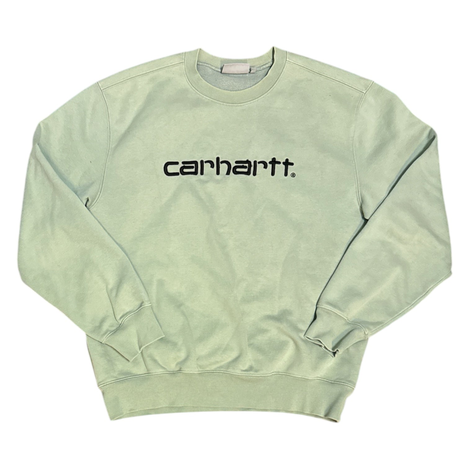 Carhartt WIP Script Logo Mint Green Sweatshirt