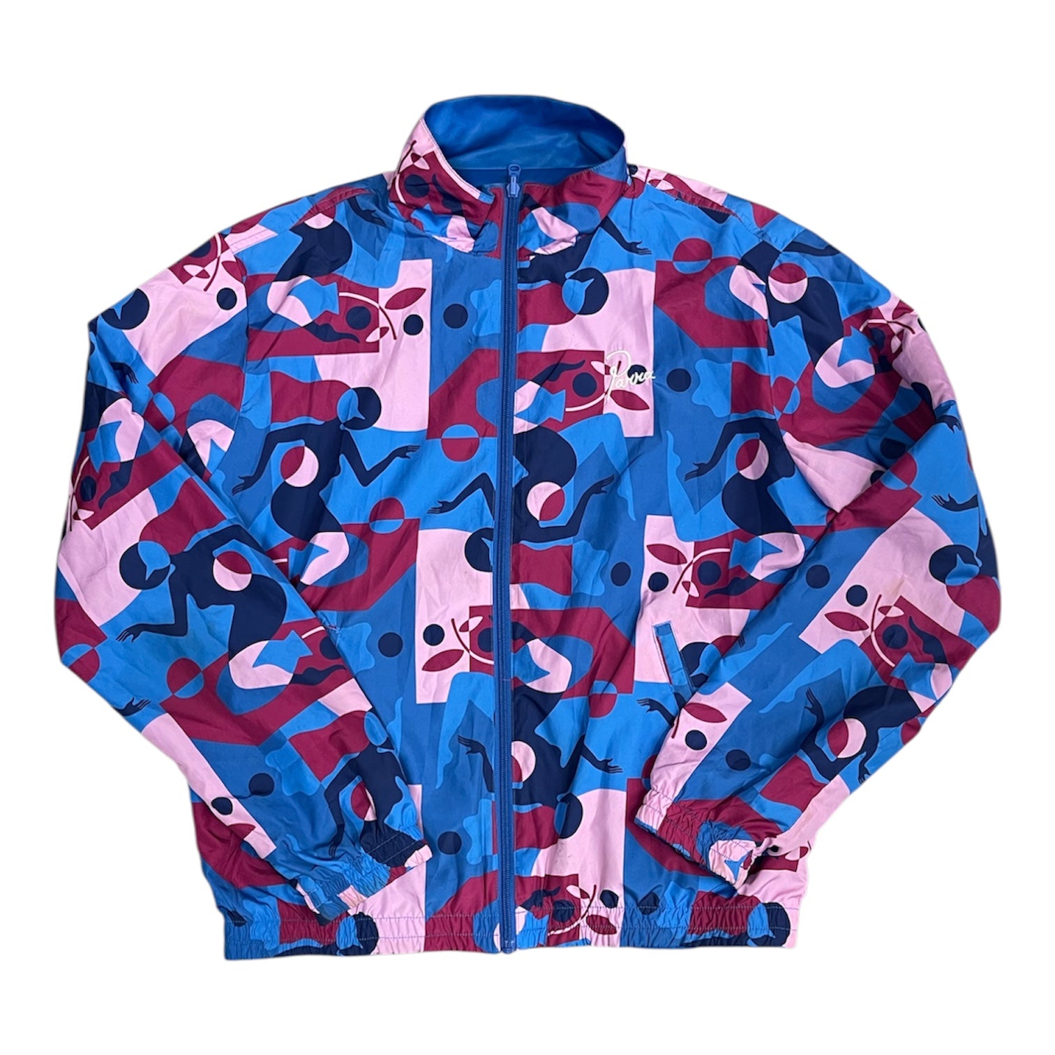 Parra FW18 Reversible Blue Pink Wind Jacket