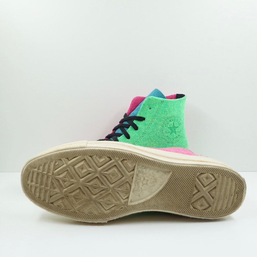 Converse Chuck Taylor All Star 70 Hi JW Anderson Felt Fuchsia Purple Island Green