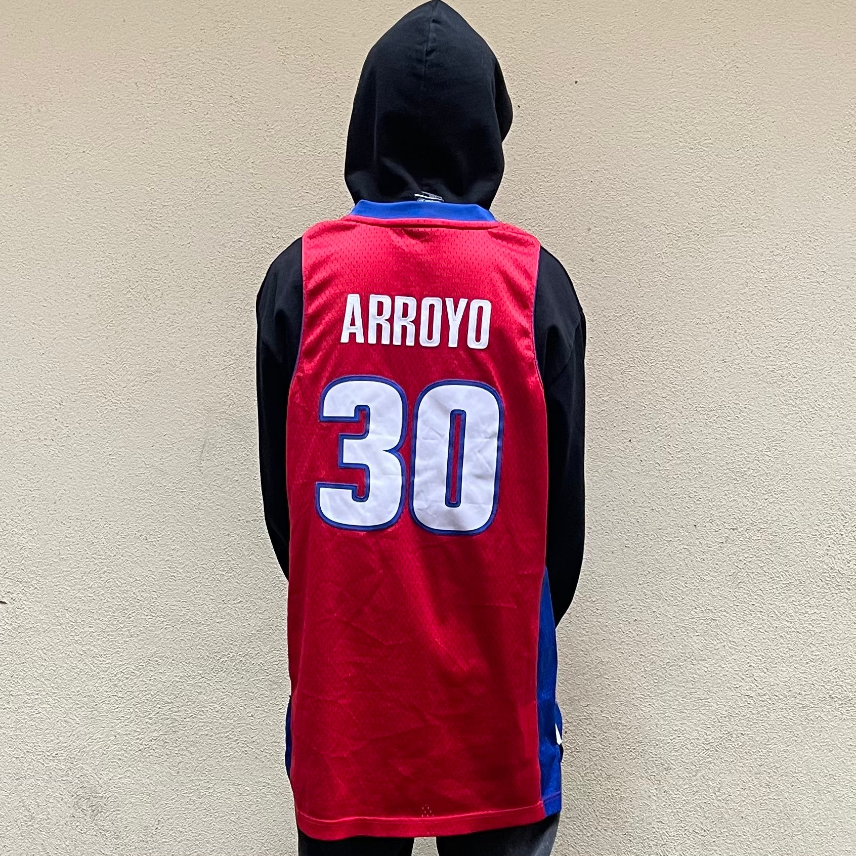 Reebok Detroit Pistons Arroyo #30 Basketball Jersey